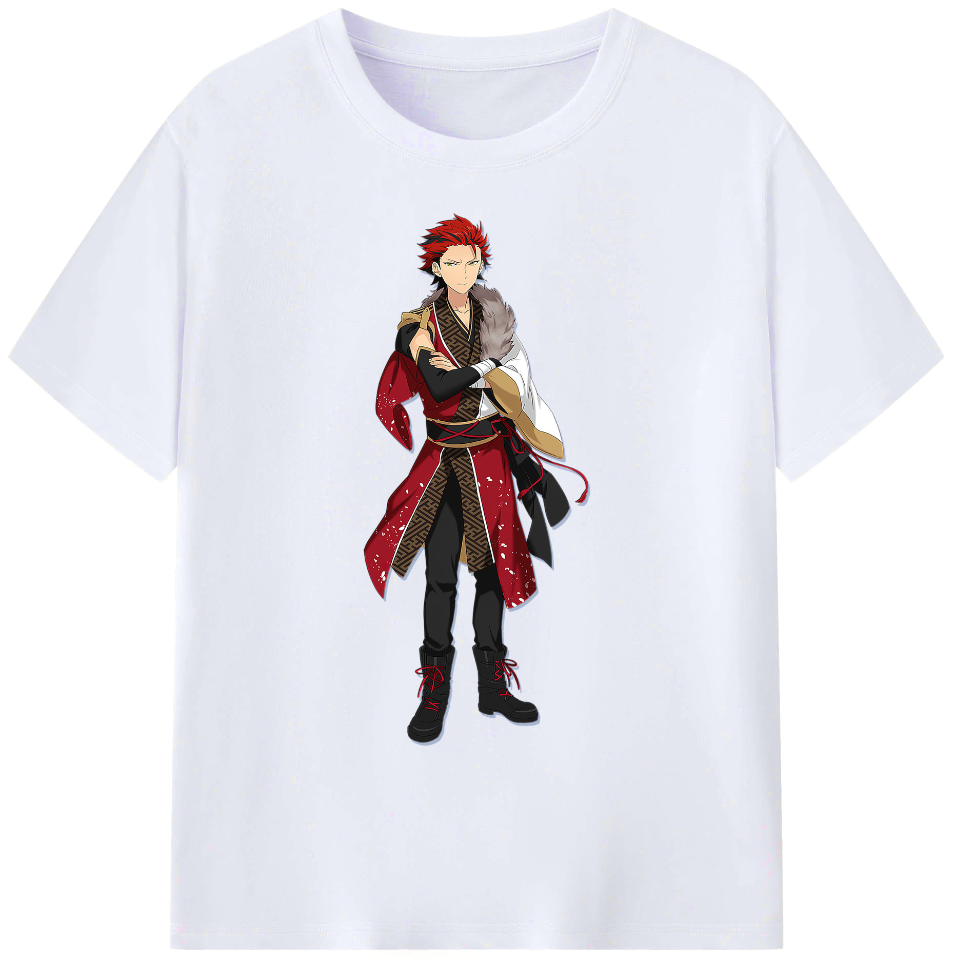（画像用） あんさんぶるスターズ! Ensemble Stars 綿100％ メンズ半袖Tシャツ｜肌触りやわらか＆通気性