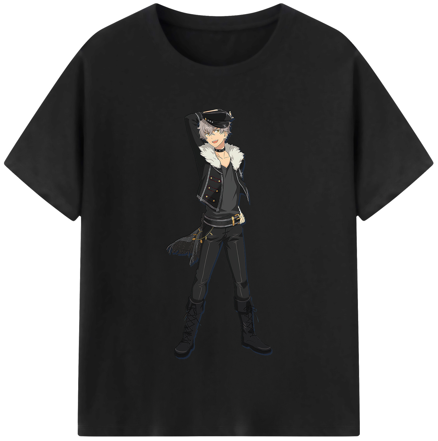 （画像用） あんさんぶるスターズ! Ensemble Stars レディースカジュアルプリントTシャツ（綿100％）