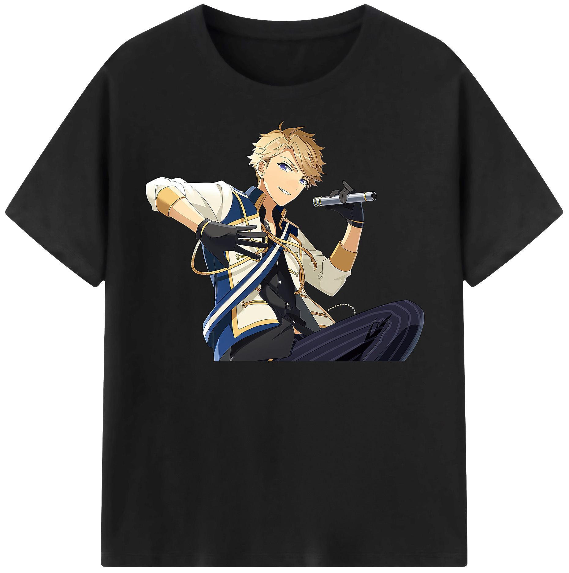 （画像用） あんさんぶるスターズ! Ensemble Stars レディースカジュアルプリントTシャツ（綿100％）