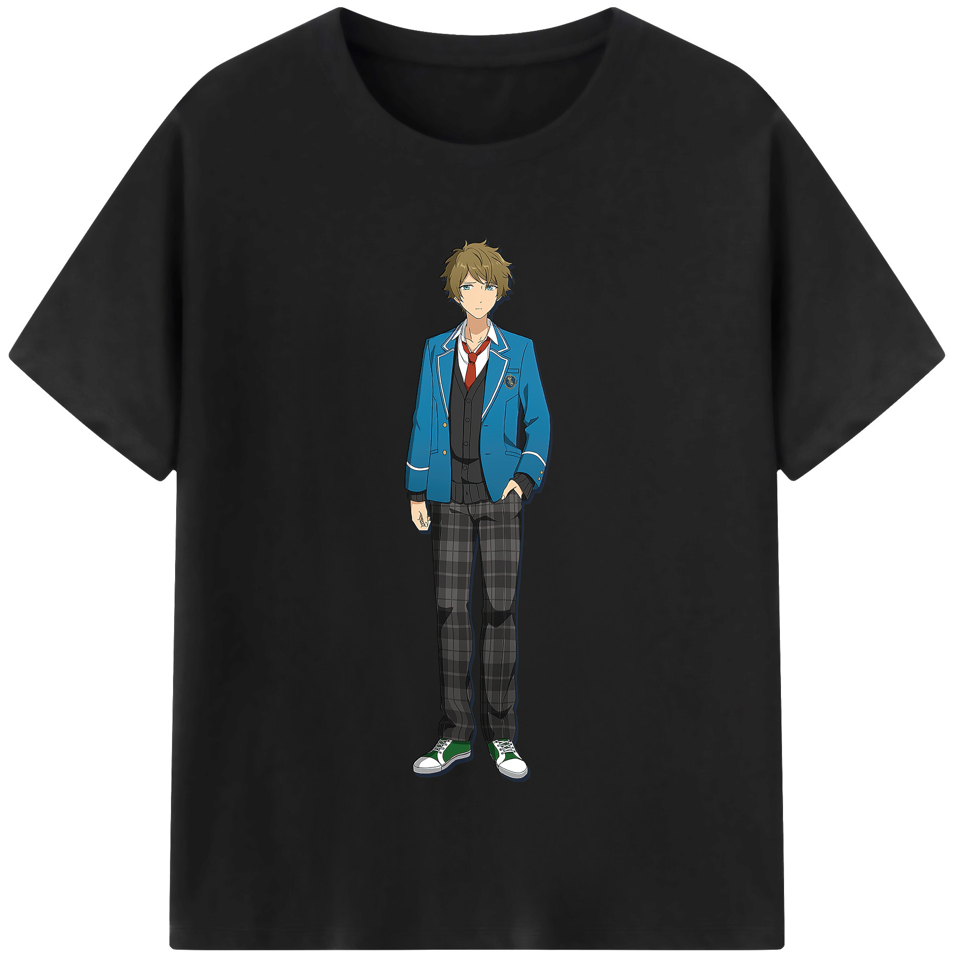 （画像用） あんさんぶるスターズ! Ensemble Stars レディースカジュアルプリントTシャツ（綿100％）