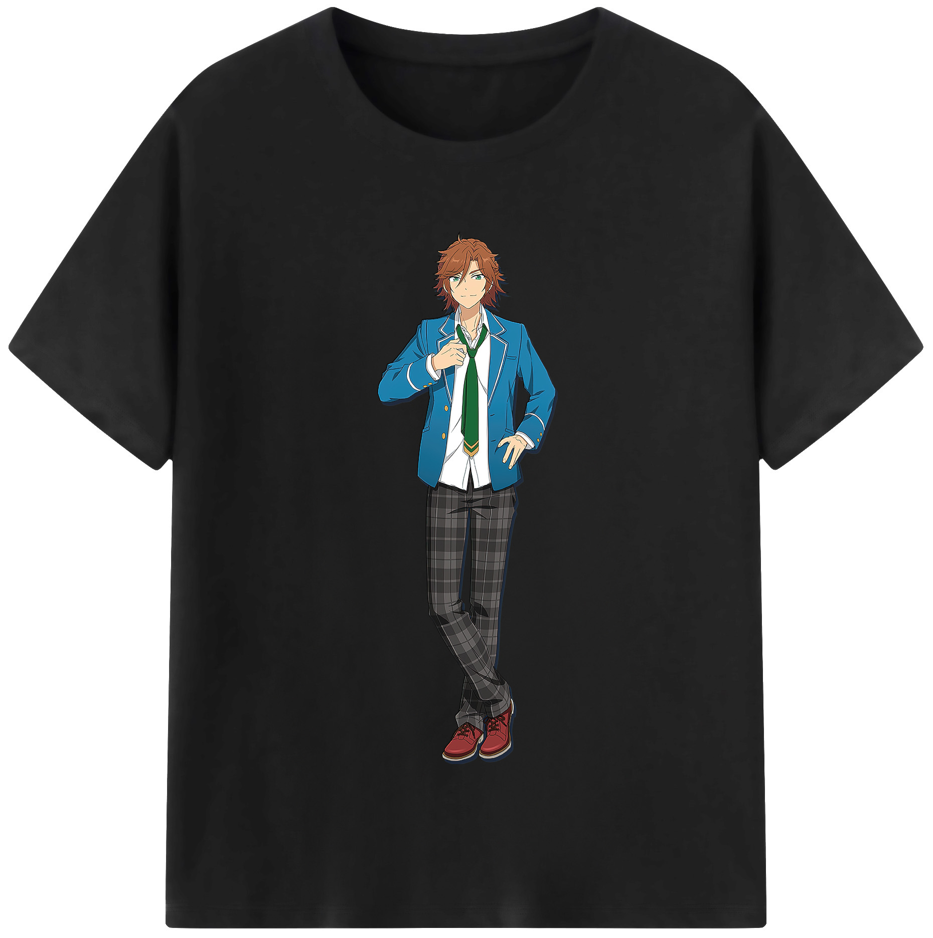 （画像用） あんさんぶるスターズ! Ensemble Stars レディースカジュアルプリントTシャツ（綿100％）