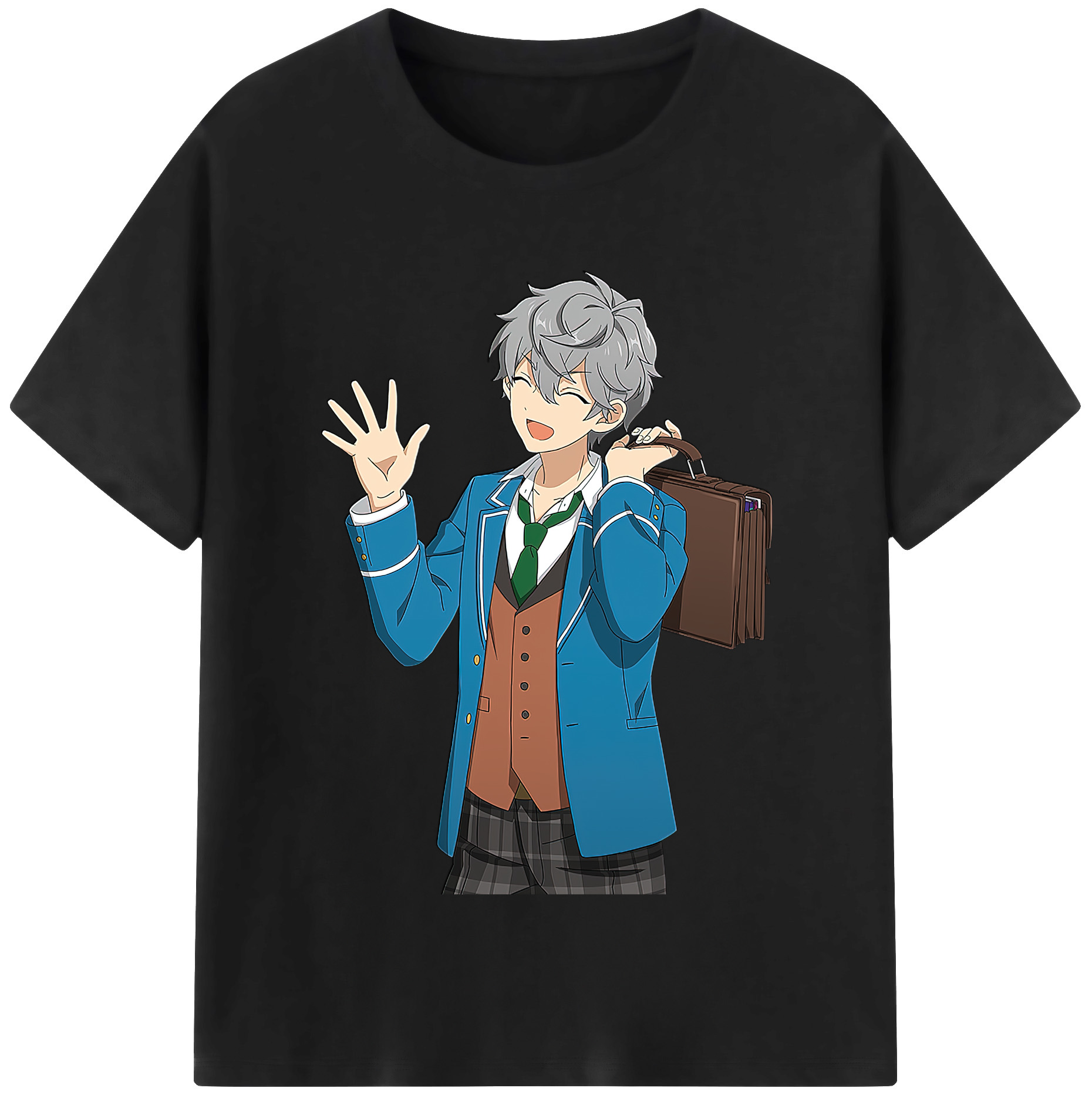 （画像用） あんさんぶるスターズ! Ensemble Stars レディースカジュアルプリントTシャツ（綿100％）