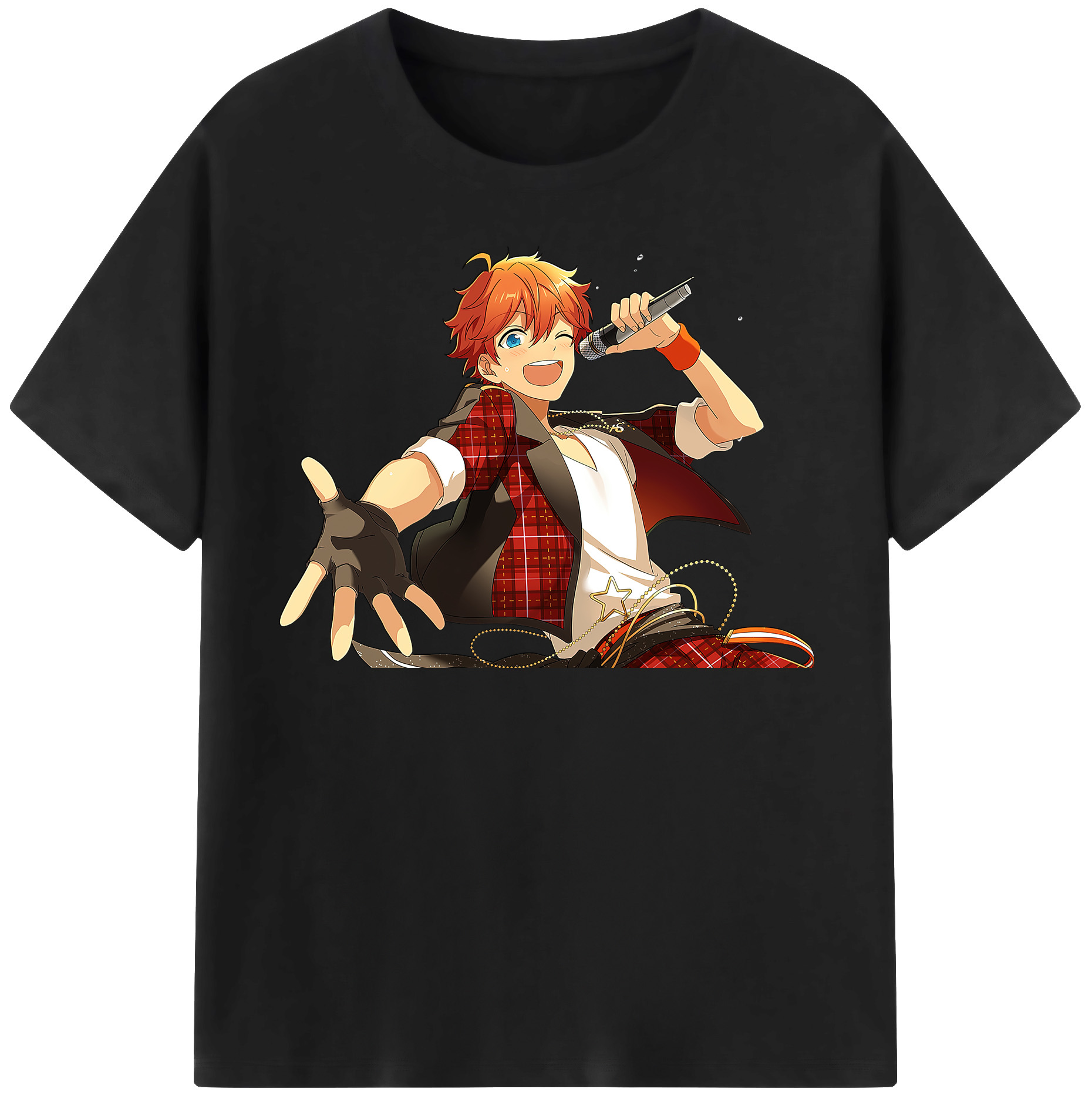 （画像用） あんさんぶるスターズ! Ensemble Stars レディースカジュアルプリントTシャツ（綿100％）