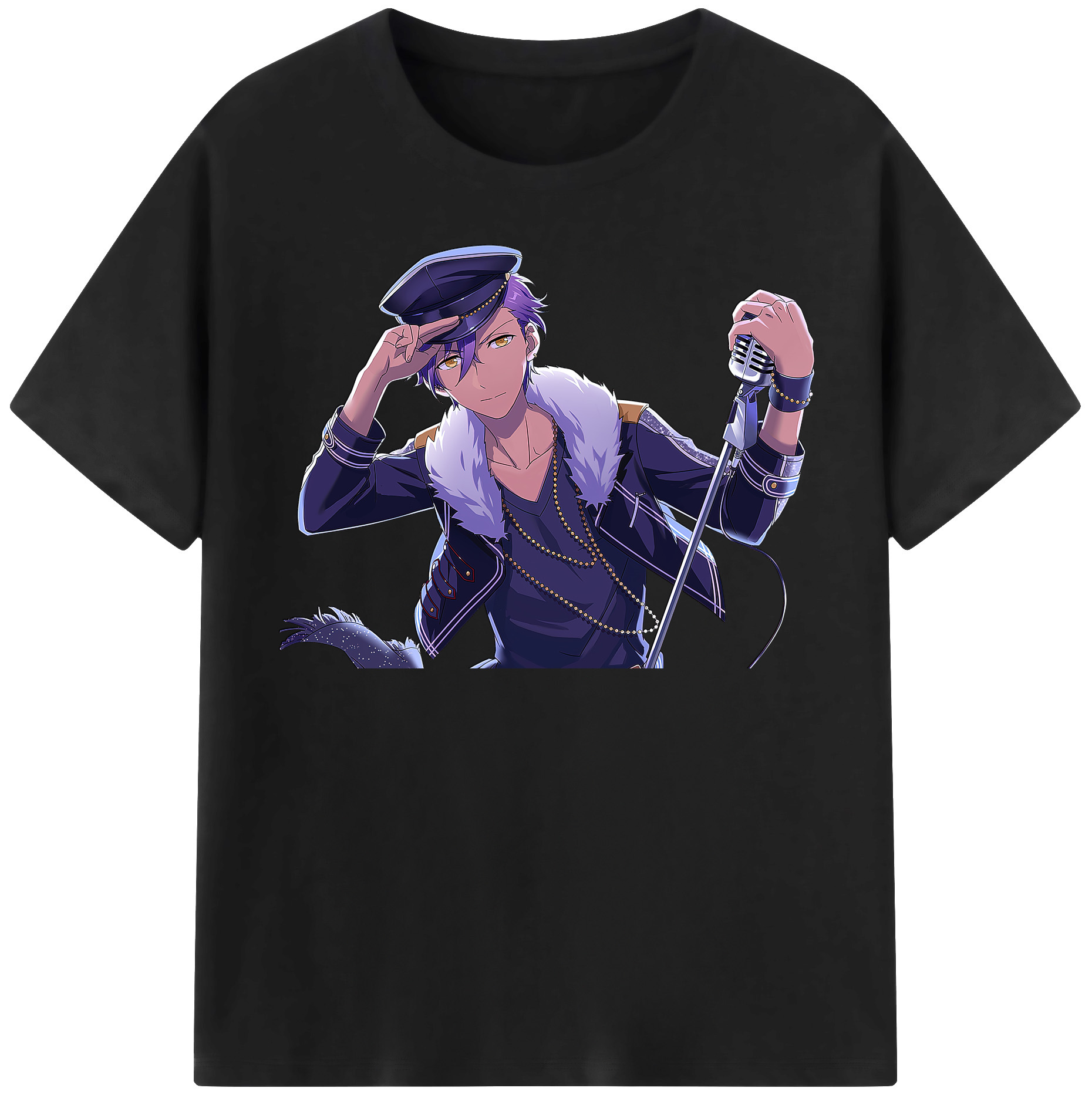 （画像用） あんさんぶるスターズ! Ensemble Stars レディースカジュアルプリントTシャツ（綿100％）