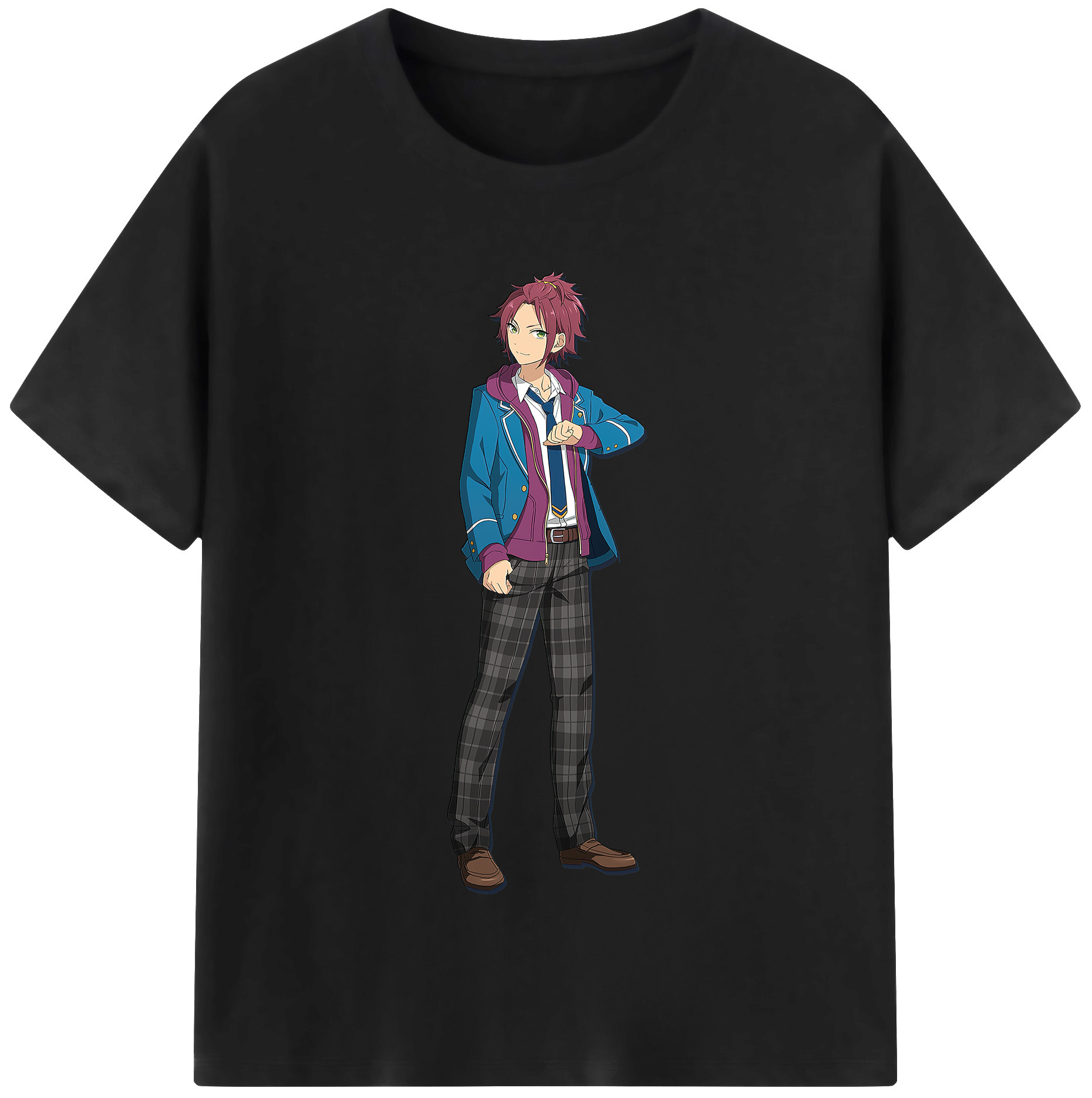 （画像用） あんさんぶるスターズ! Ensemble Stars レディースカジュアルプリントTシャツ（綿100％）