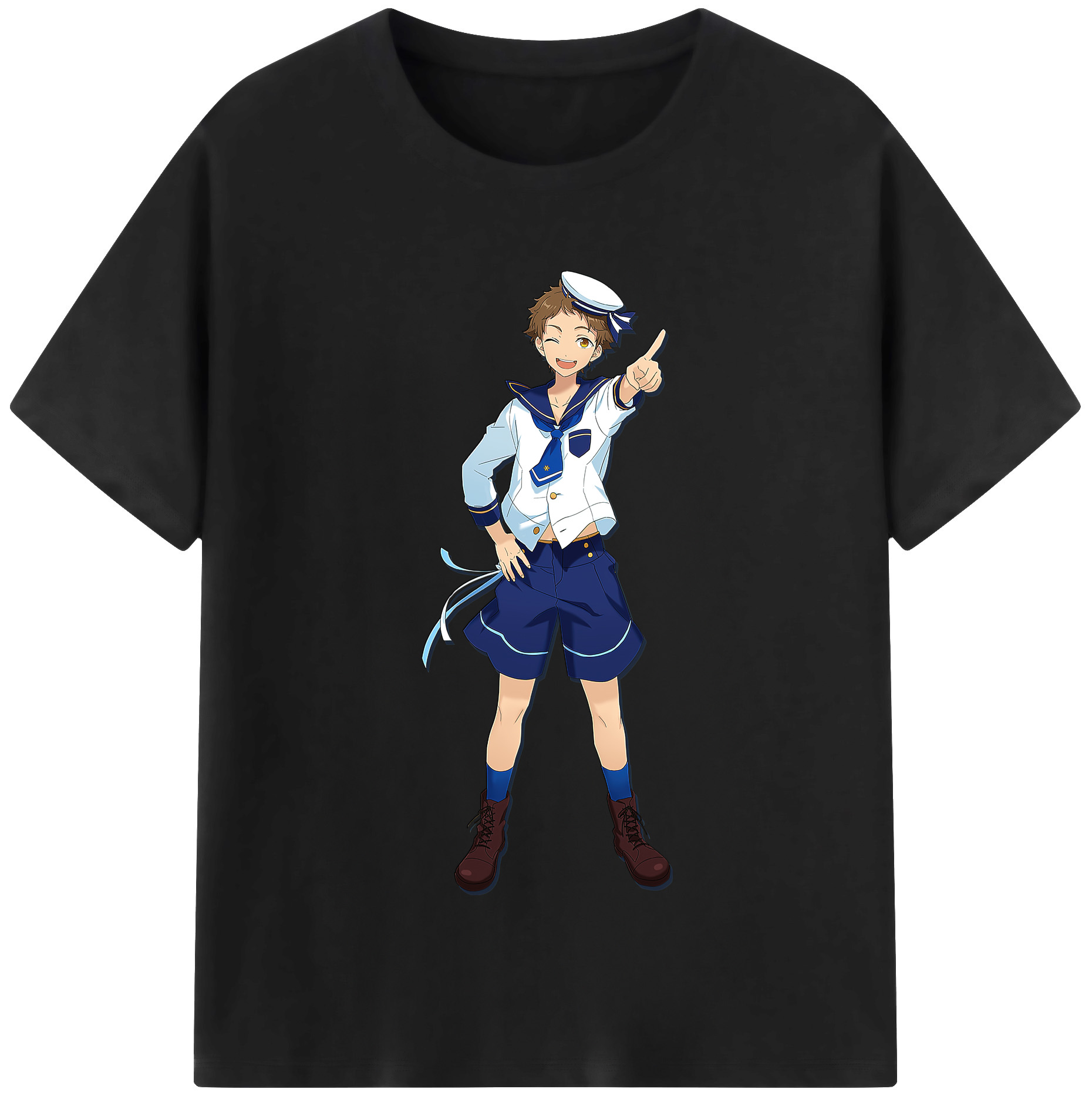 （画像用） あんさんぶるスターズ! Ensemble Stars レディースカジュアルプリントTシャツ（綿100％）