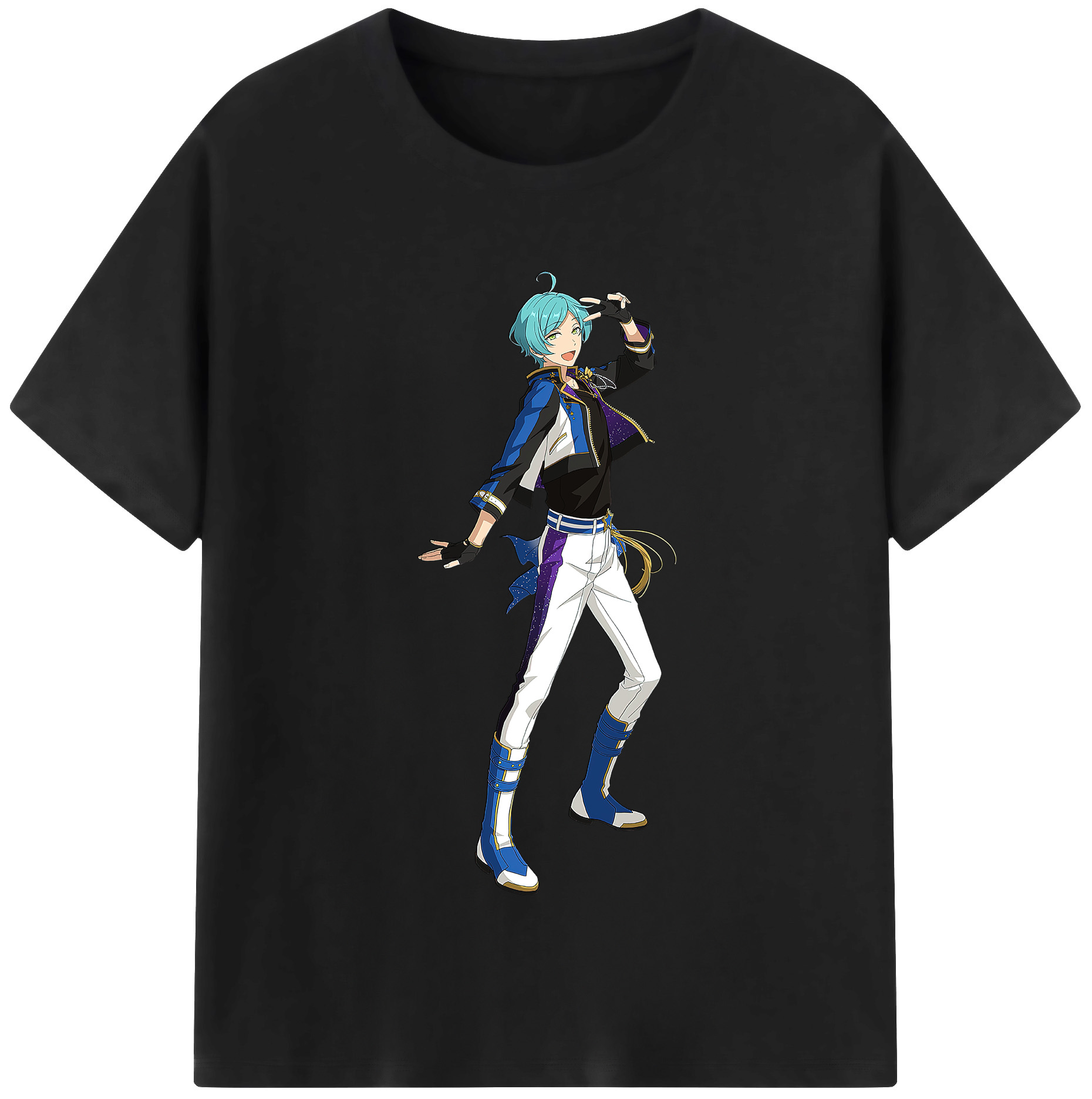 （画像用） あんさんぶるスターズ! Ensemble Stars レディースカジュアルプリントTシャツ（綿100％）