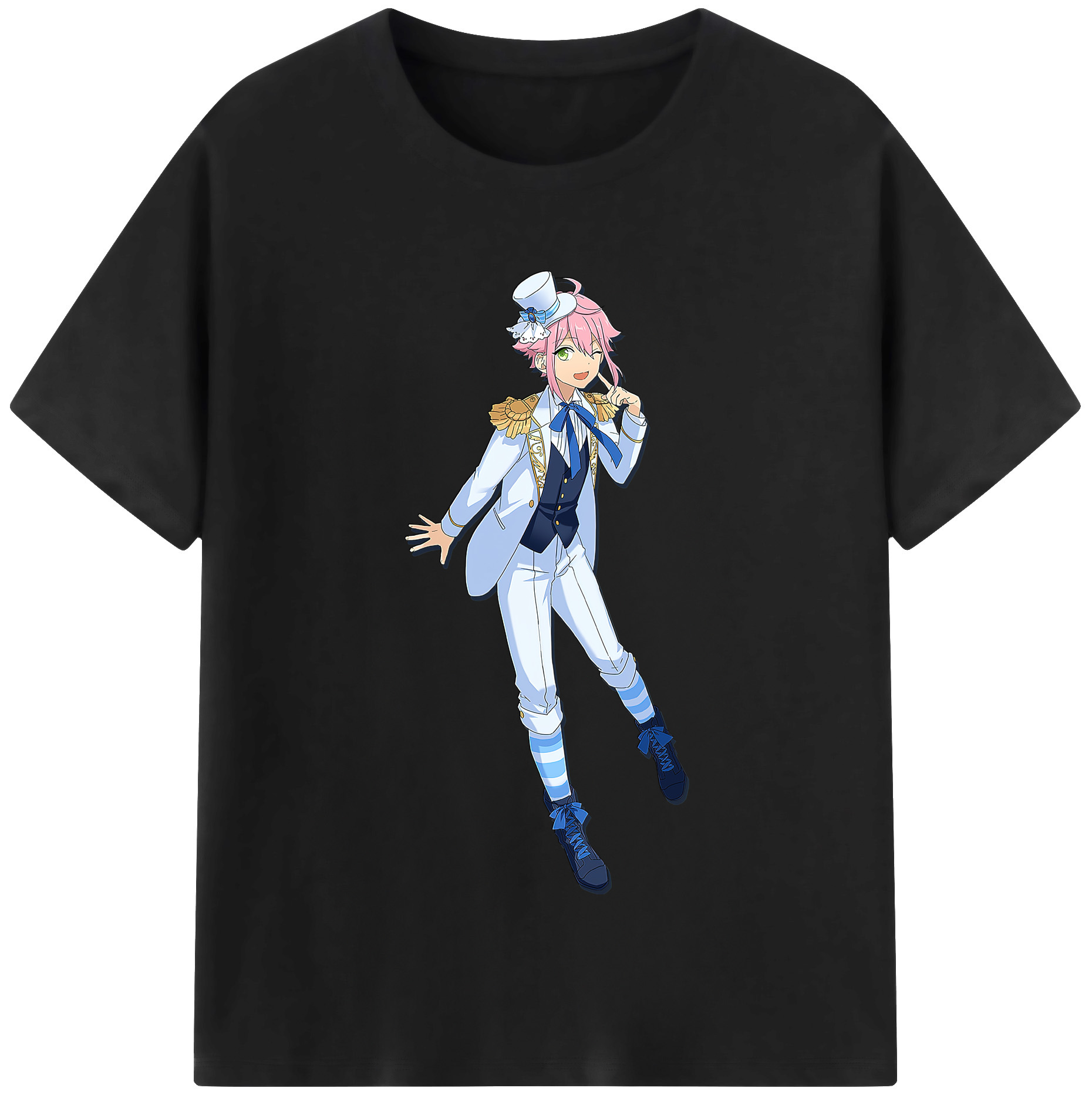 （画像用） あんさんぶるスターズ! Ensemble Stars レディースカジュアルプリントTシャツ（綿100％）