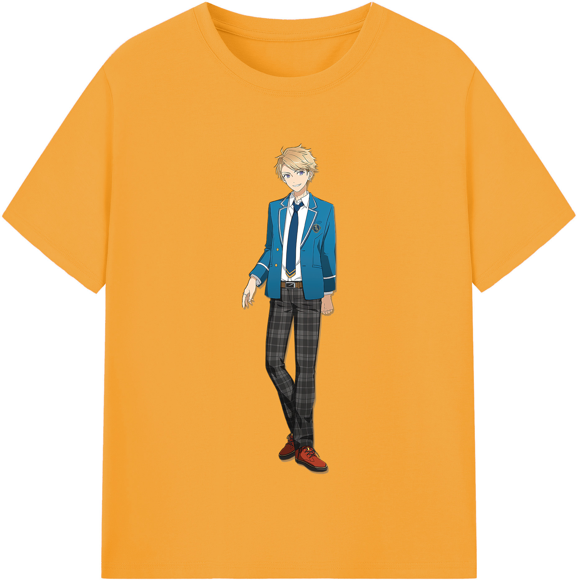 （画像用） あんさんぶるスターズ! Ensemble Stars レディースカジュアルプリントTシャツ（綿100％）