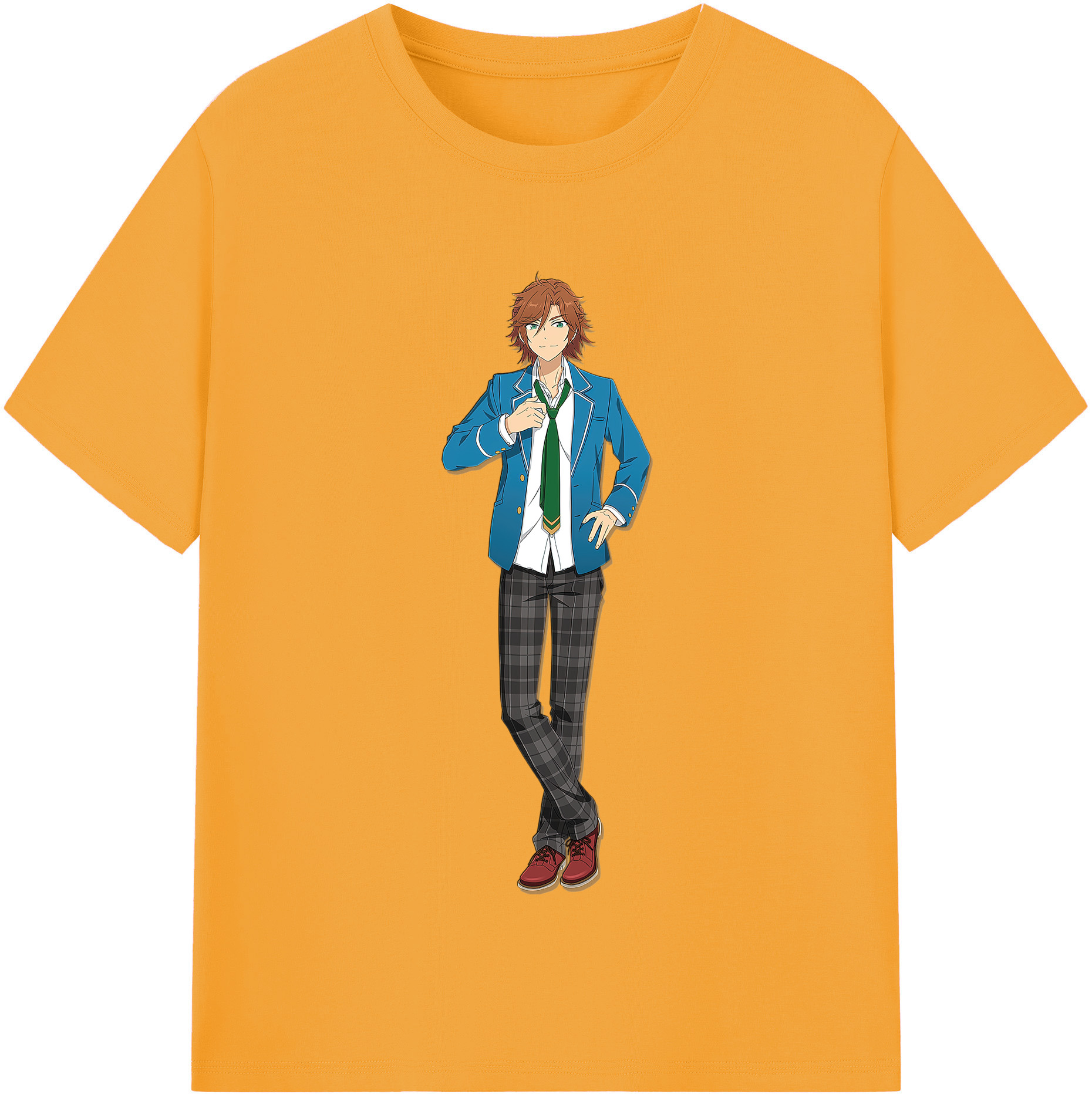 （画像用） あんさんぶるスターズ! Ensemble Stars レディースカジュアルプリントTシャツ（綿100％）