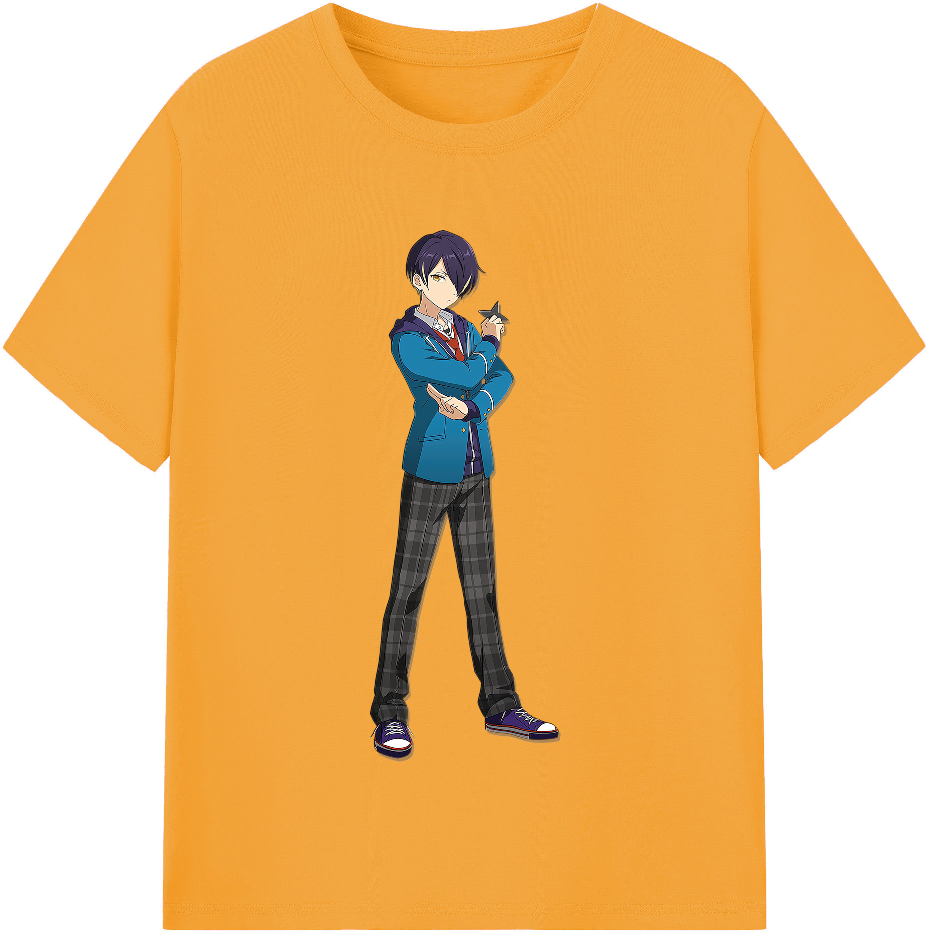 （画像用） あんさんぶるスターズ! Ensemble Stars レディースカジュアルプリントTシャツ（綿100％）