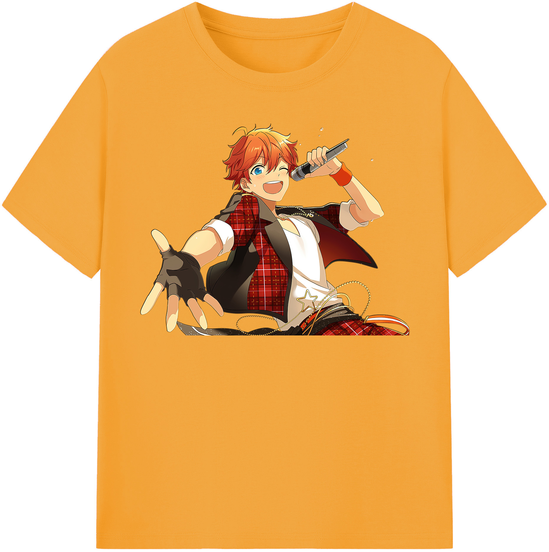 （画像用） あんさんぶるスターズ! Ensemble Stars レディースカジュアルプリントTシャツ（綿100％）