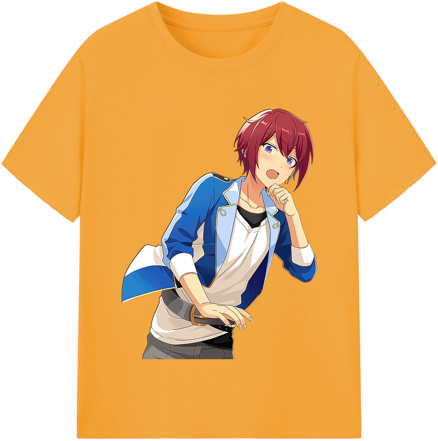 （画像用） あんさんぶるスターズ! Ensemble Stars レディースカジュアルプリントTシャツ（綿100％）