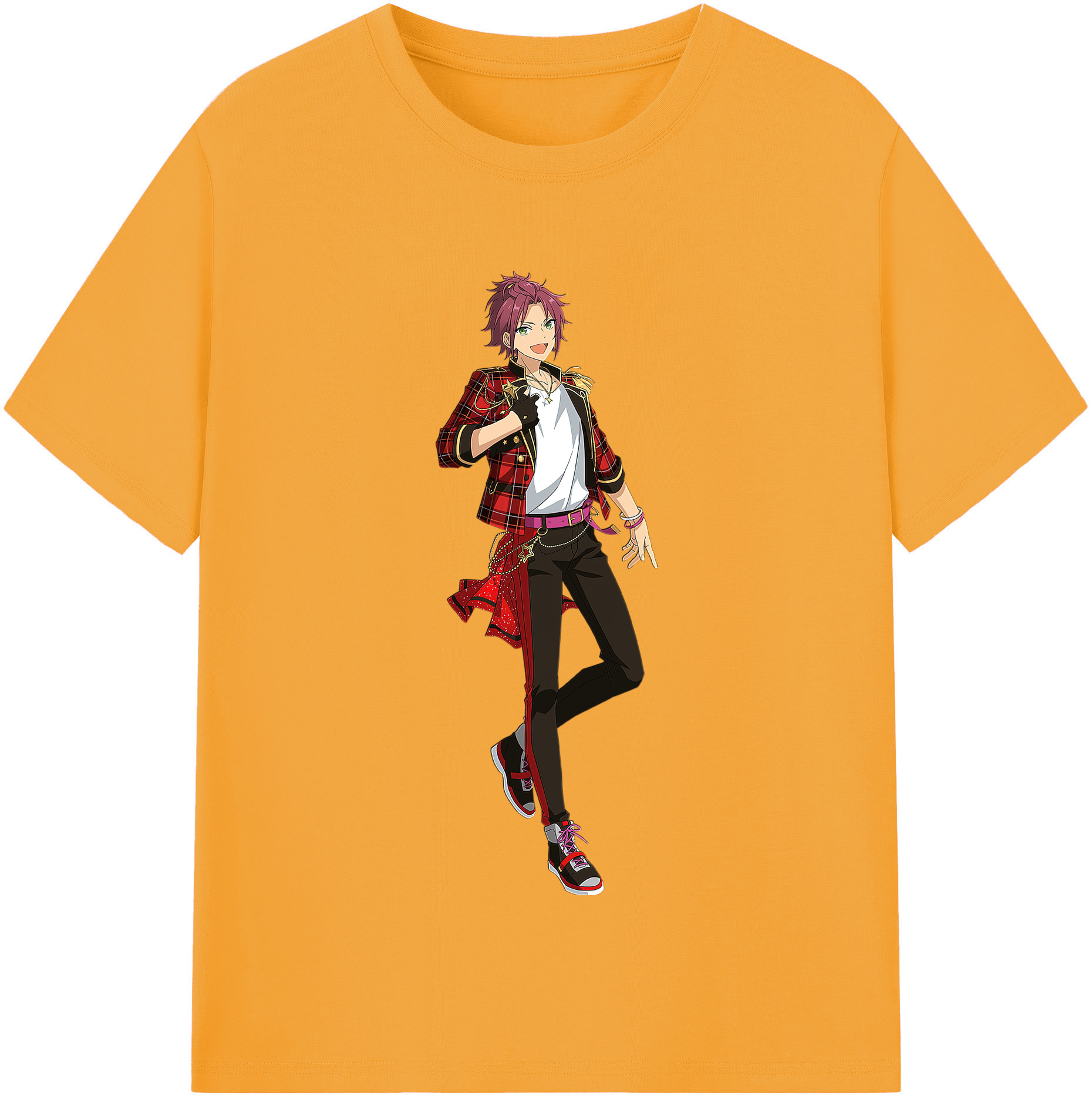 （画像用） あんさんぶるスターズ! Ensemble Stars レディースカジュアルプリントTシャツ（綿100％）