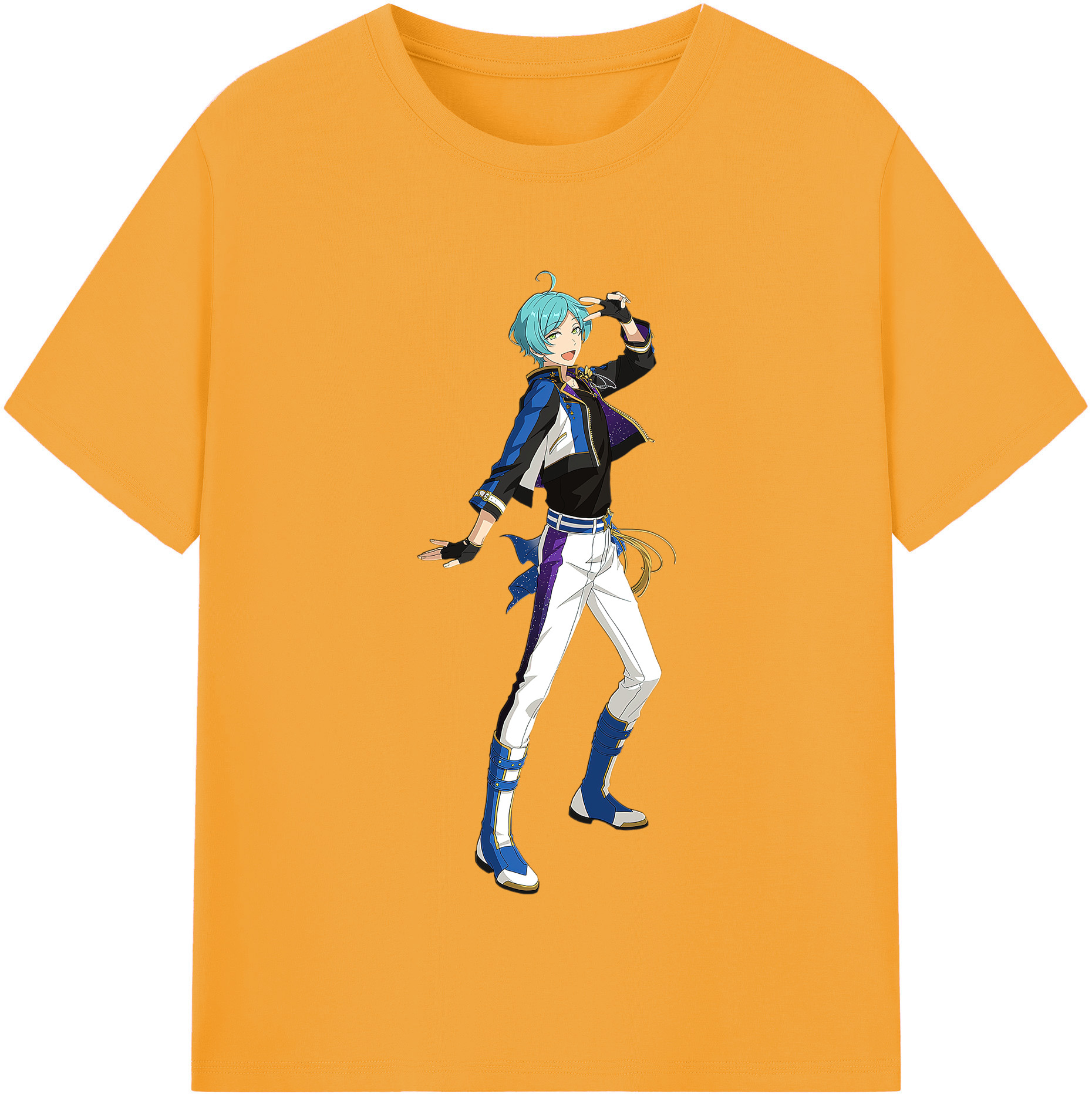 （画像用） あんさんぶるスターズ! Ensemble Stars レディースカジュアルプリントTシャツ（綿100％）