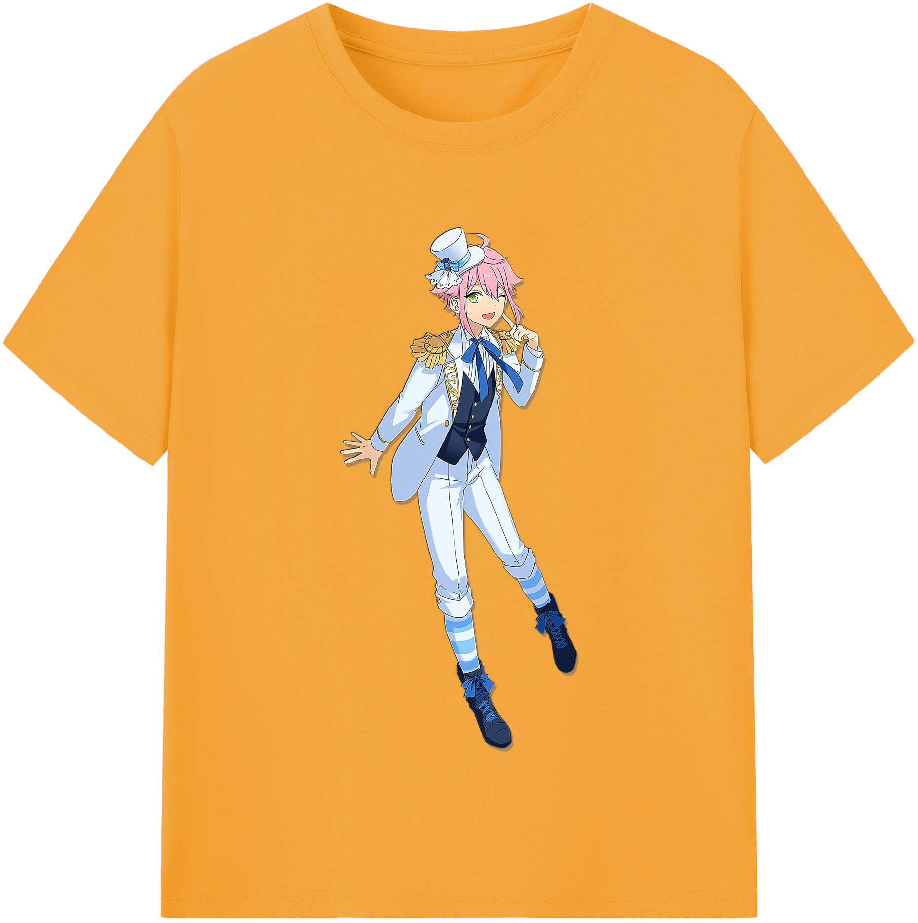 （画像用） あんさんぶるスターズ! Ensemble Stars レディースカジュアルプリントTシャツ（綿100％）