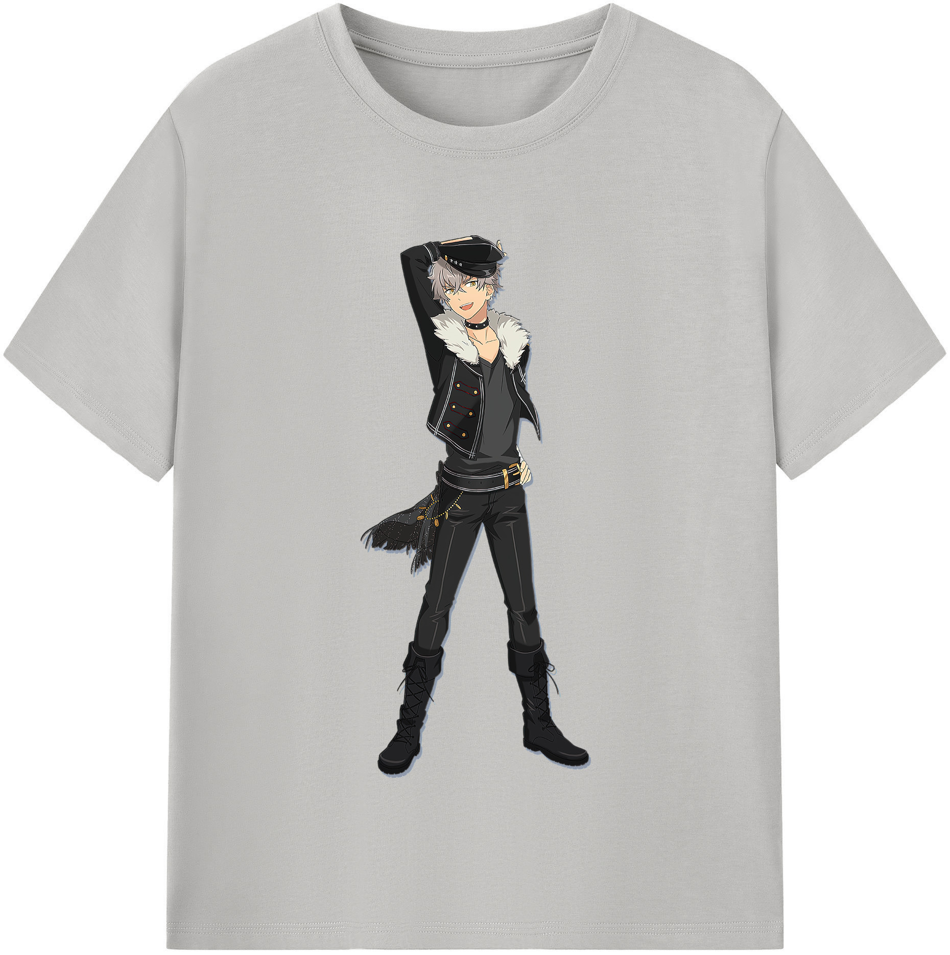 （画像用） あんさんぶるスターズ! Ensemble Stars レディースカジュアルプリントTシャツ（綿100％）