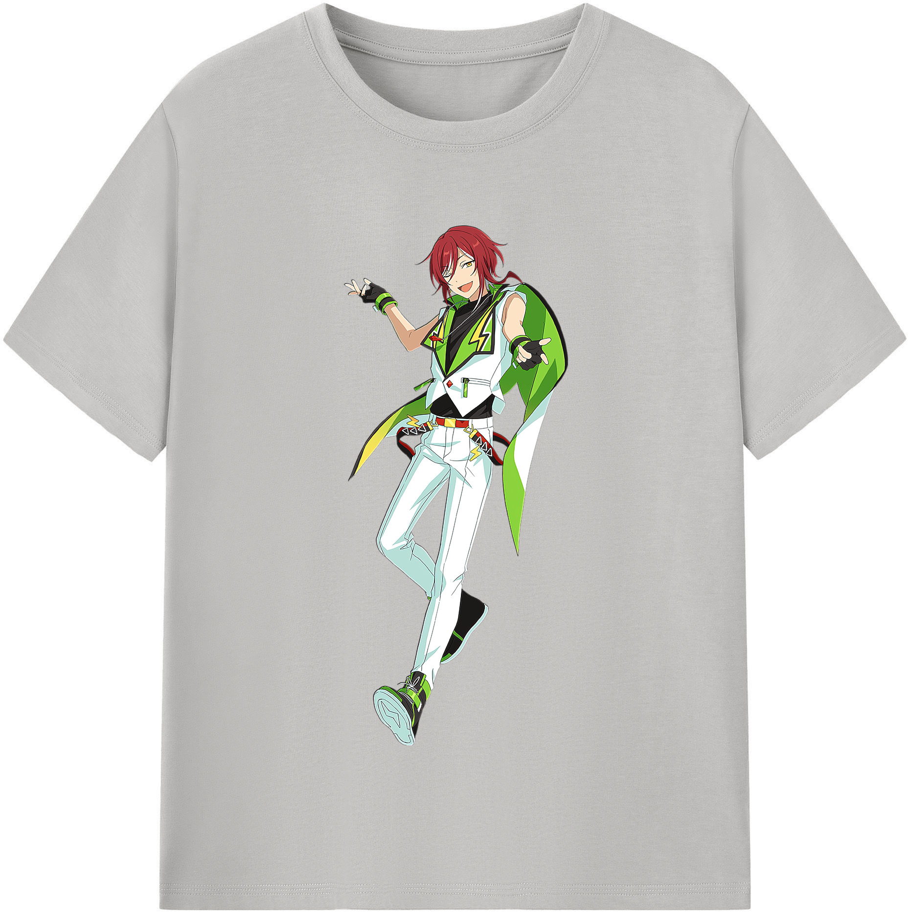 （画像用） あんさんぶるスターズ! Ensemble Stars レディースカジュアルプリントTシャツ（綿100％）