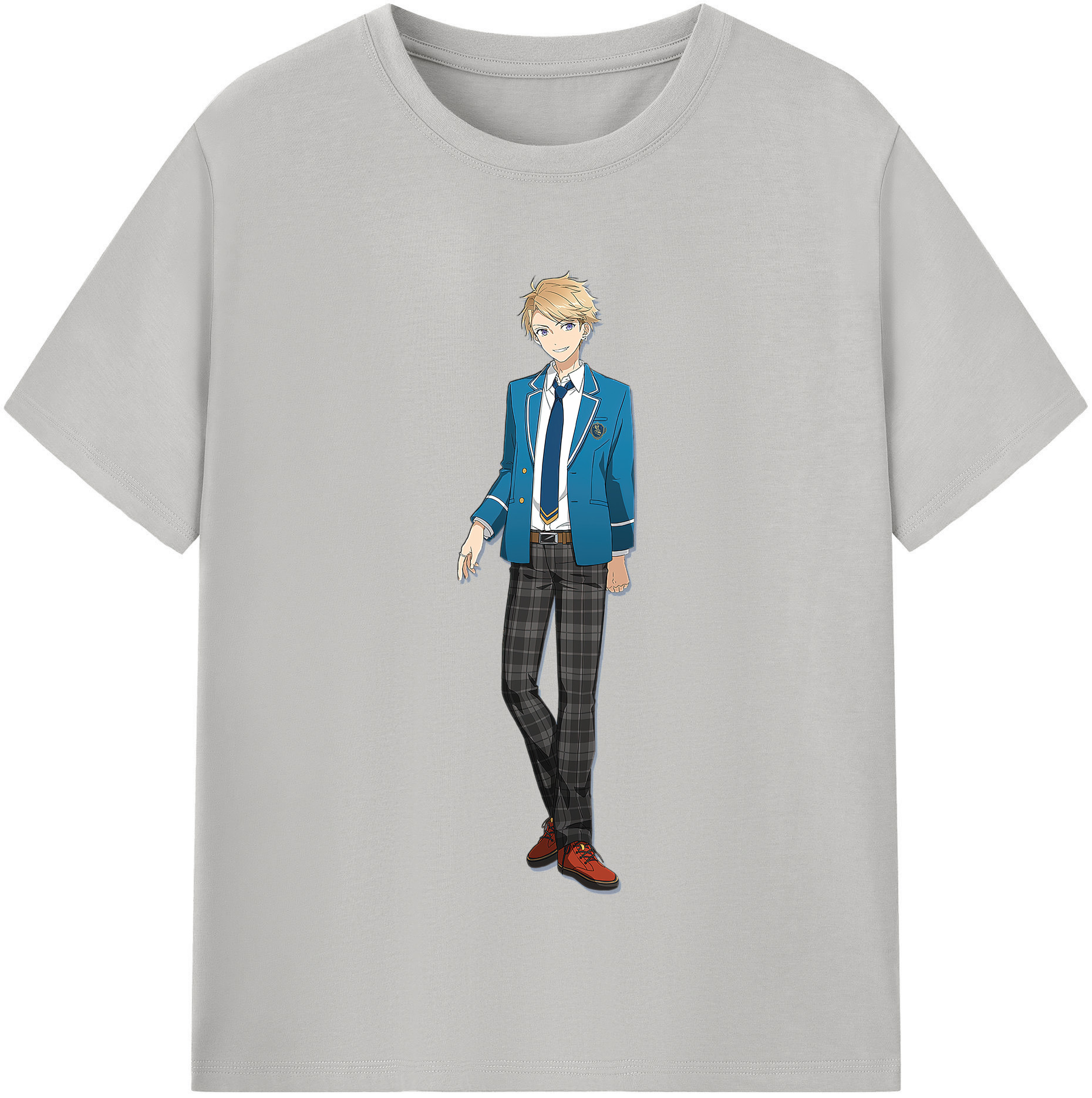 （画像用） あんさんぶるスターズ! Ensemble Stars レディースカジュアルプリントTシャツ（綿100％）