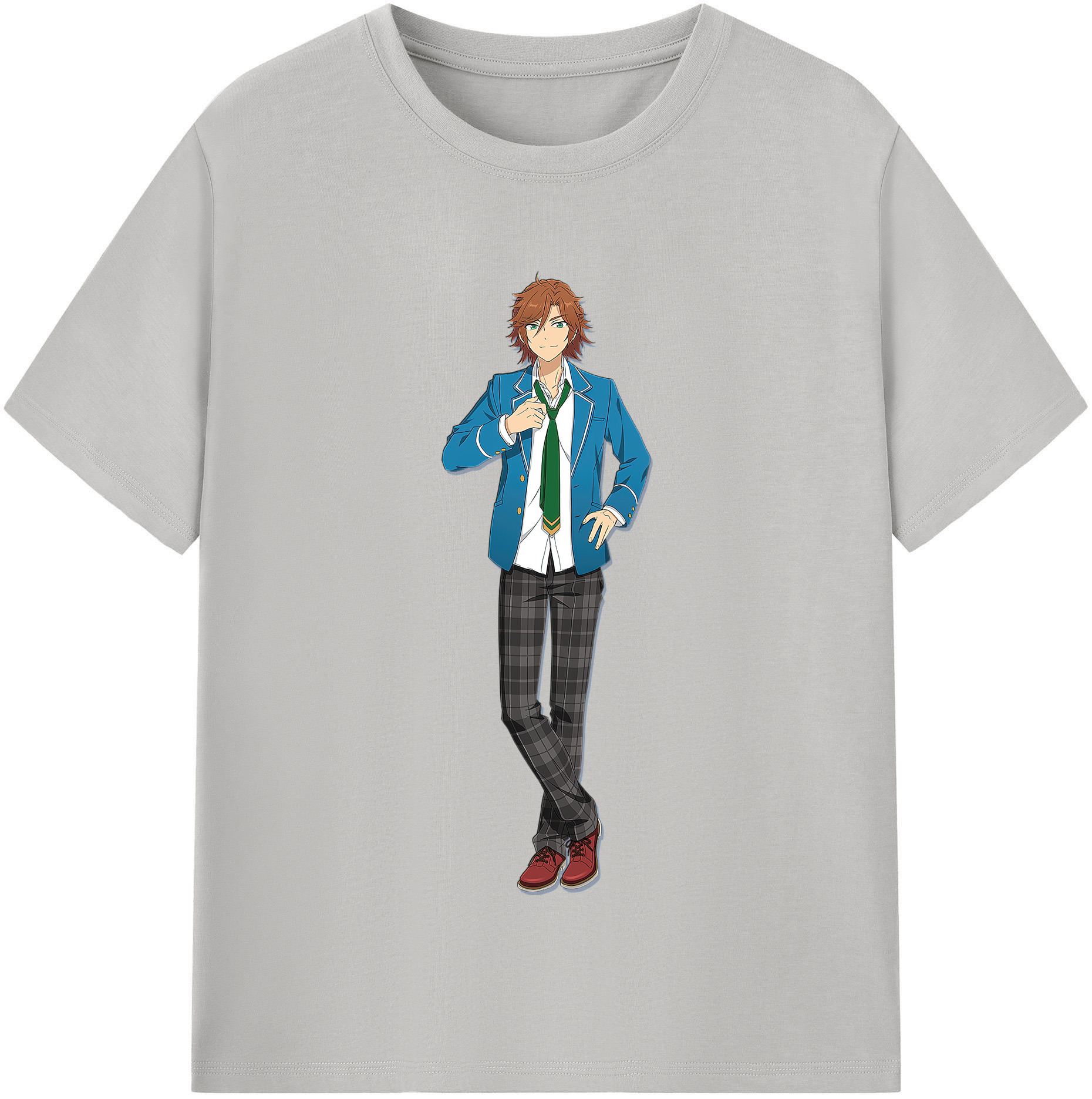 （画像用） あんさんぶるスターズ! Ensemble Stars レディースカジュアルプリントTシャツ（綿100％）