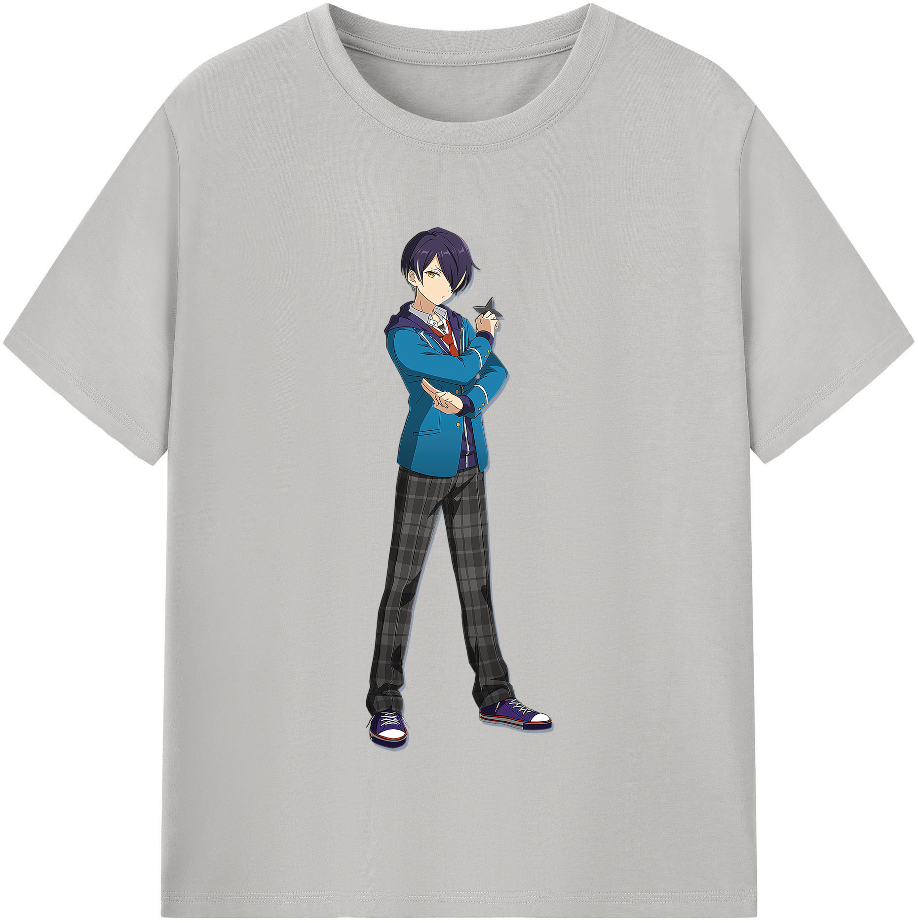 （画像用） あんさんぶるスターズ! Ensemble Stars レディースカジュアルプリントTシャツ（綿100％）