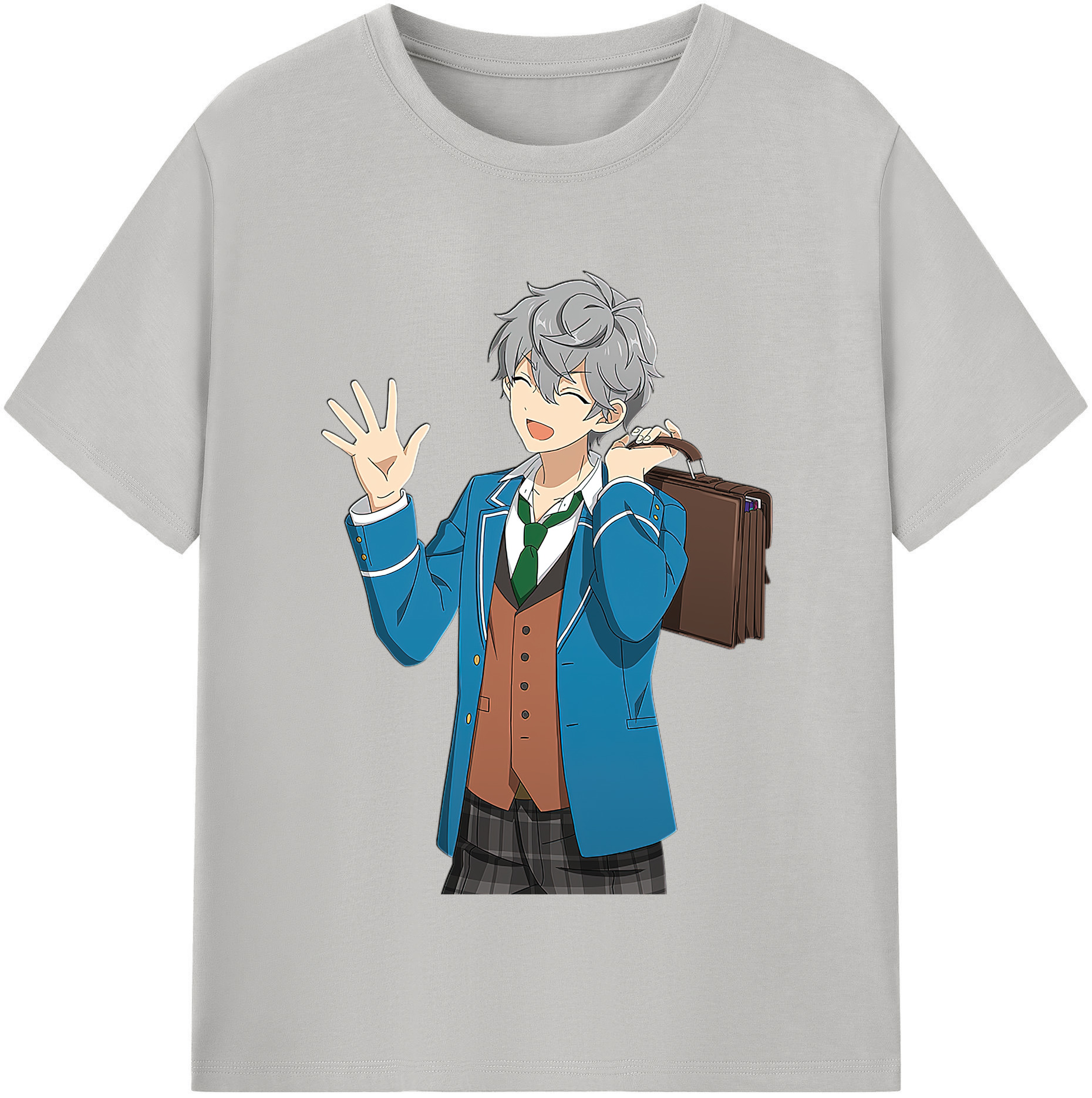 （画像用） あんさんぶるスターズ! Ensemble Stars レディースカジュアルプリントTシャツ（綿100％）