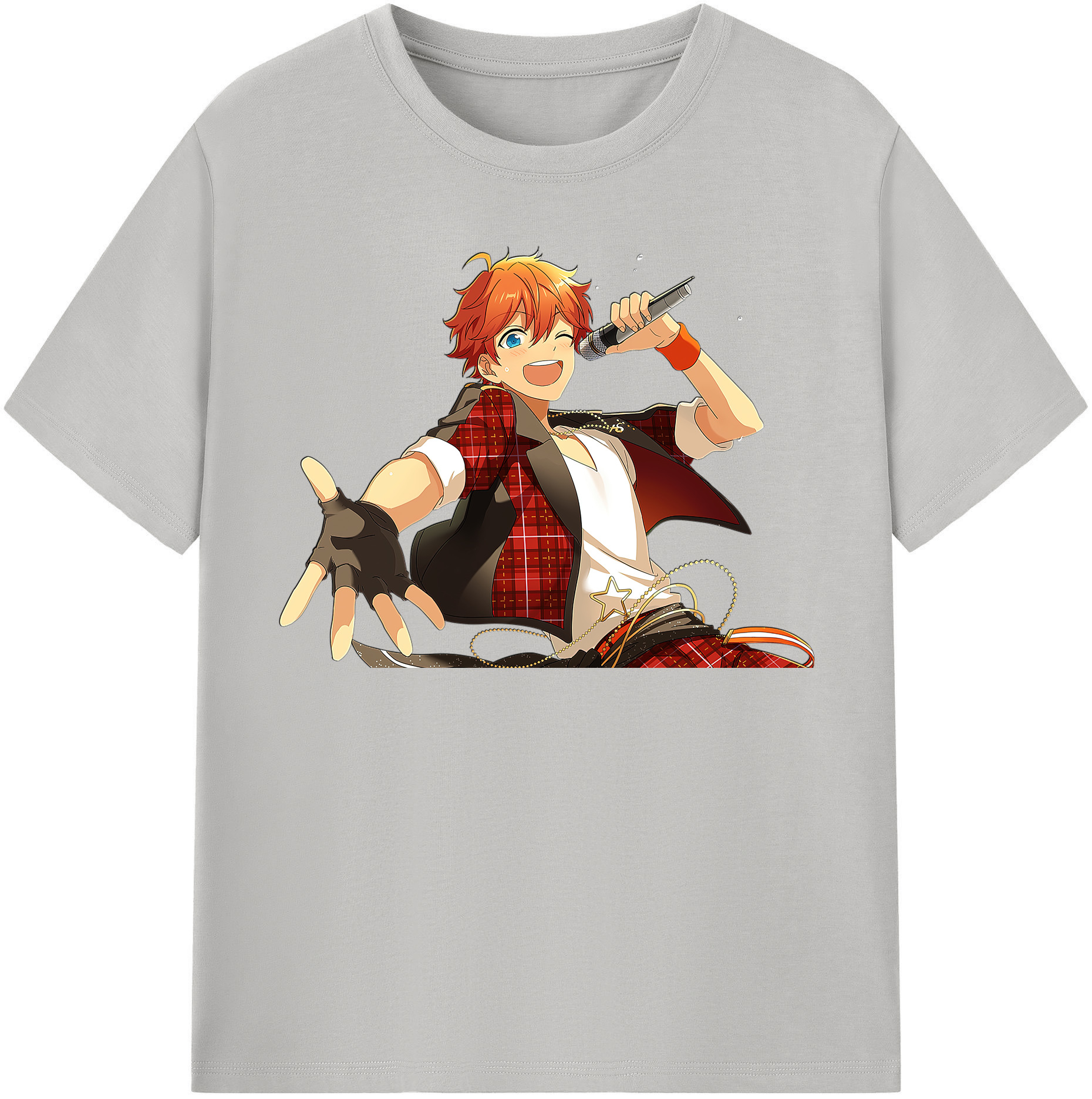 （画像用） あんさんぶるスターズ! Ensemble Stars レディースカジュアルプリントTシャツ（綿100％）