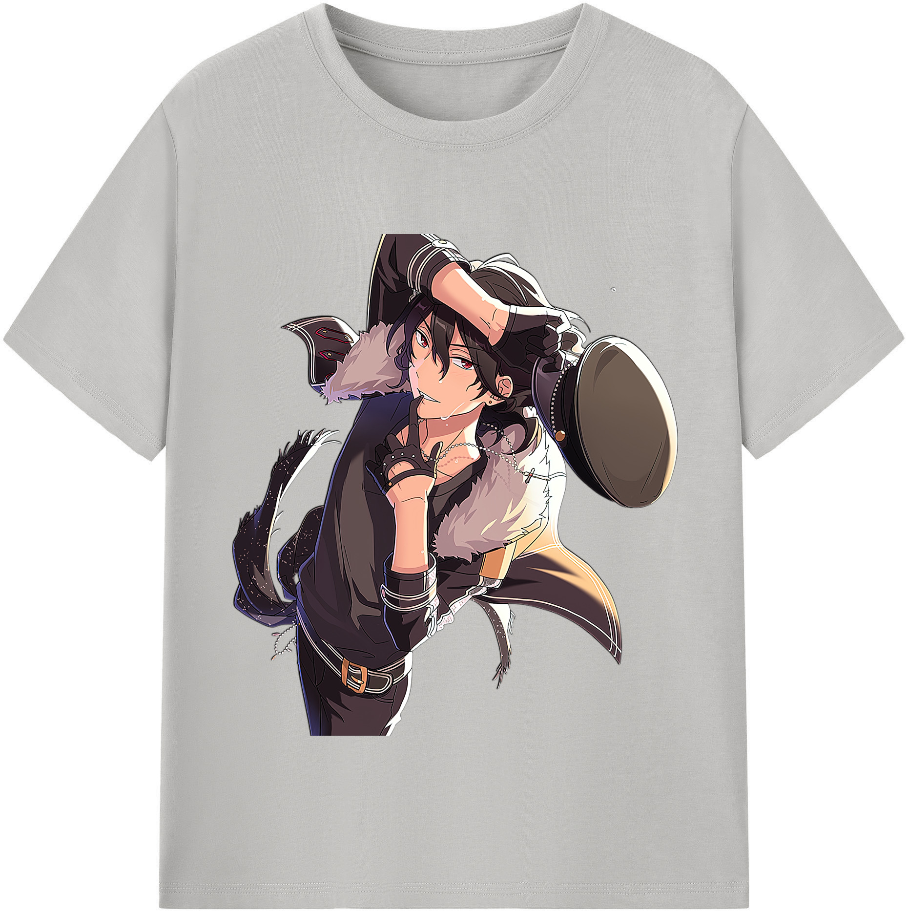 （画像用） あんさんぶるスターズ! Ensemble Stars レディースカジュアルプリントTシャツ（綿100％）