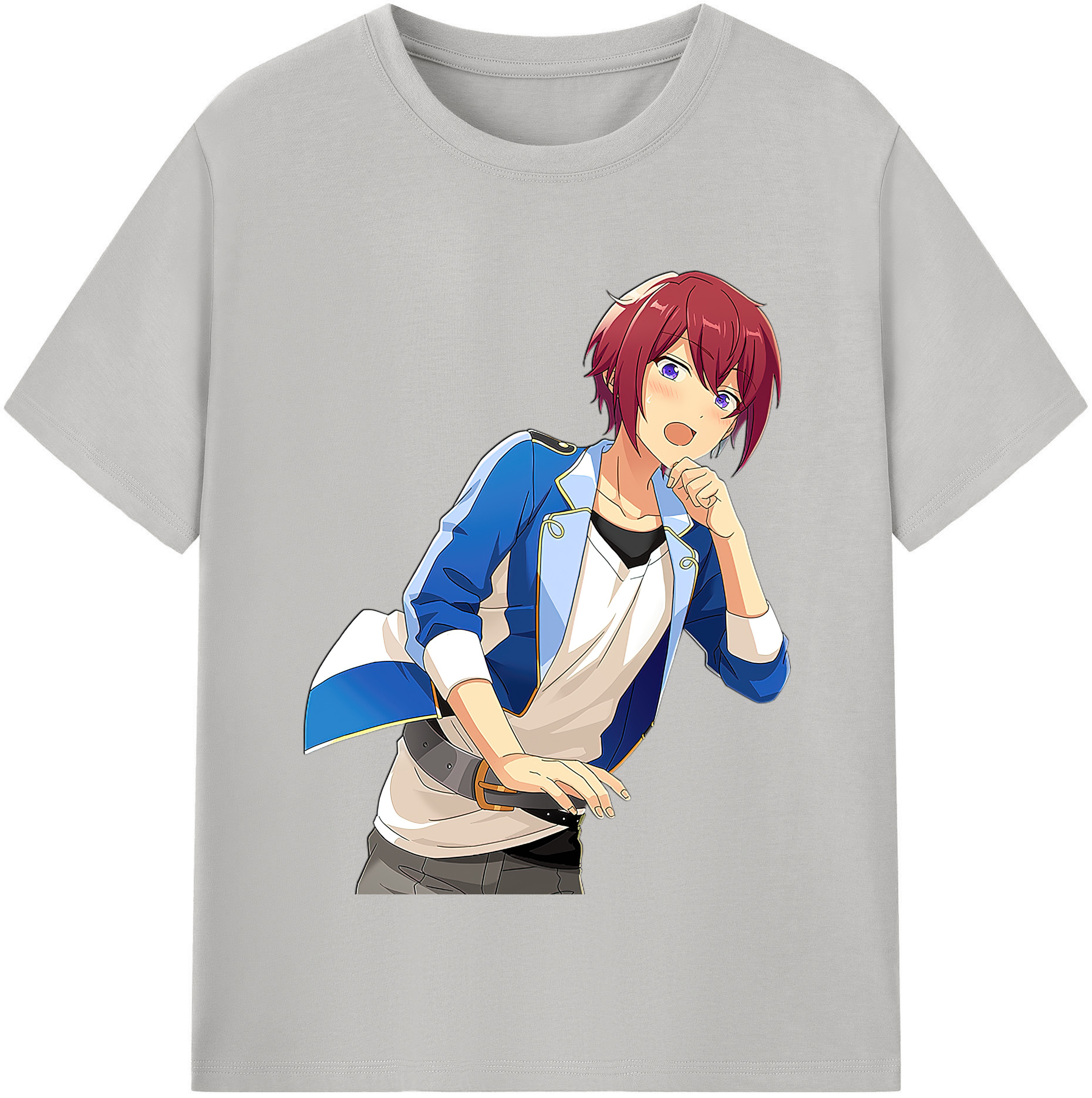 （画像用） あんさんぶるスターズ! Ensemble Stars レディースカジュアルプリントTシャツ（綿100％）