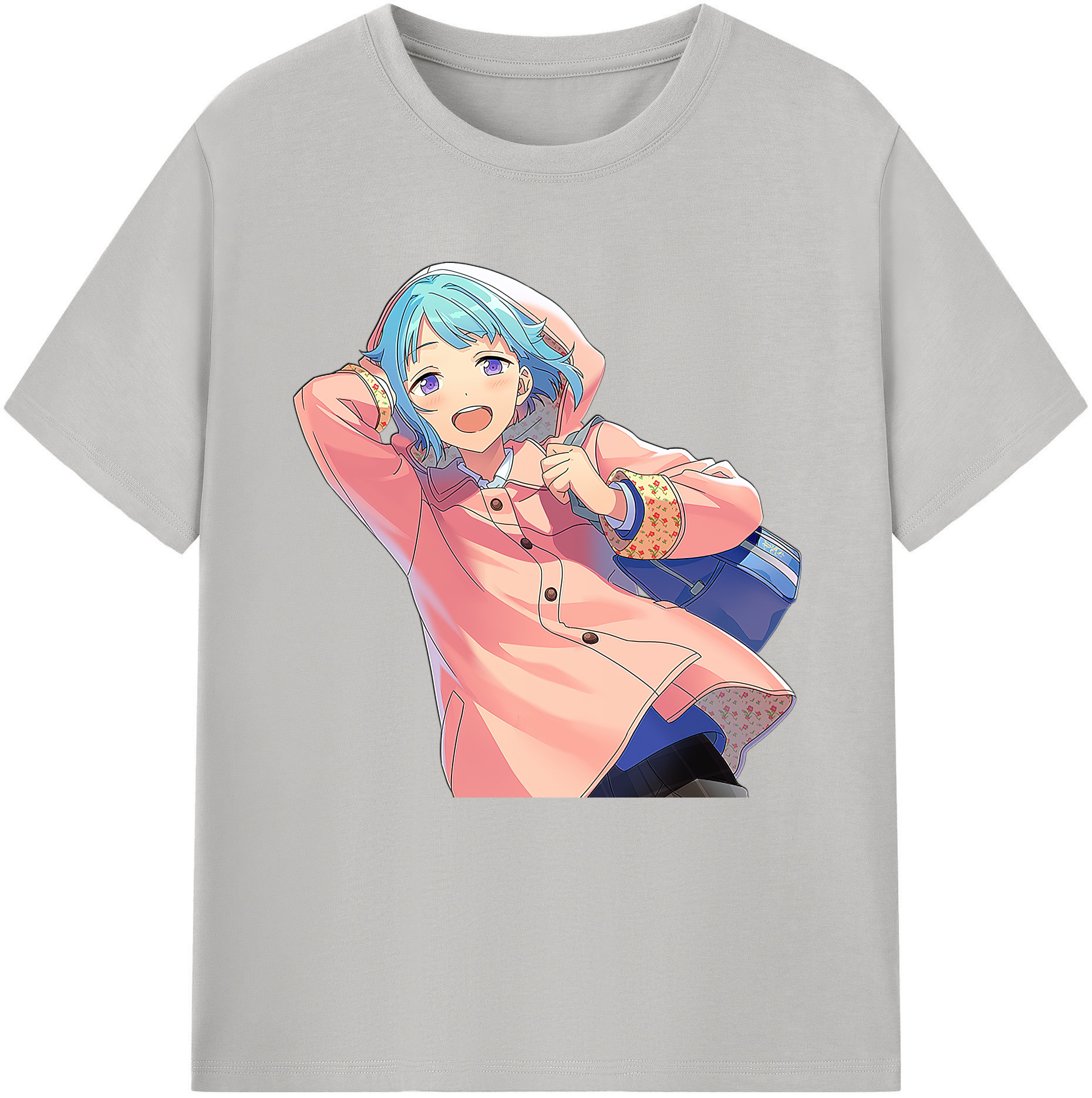 （画像用） あんさんぶるスターズ! Ensemble Stars レディースカジュアルプリントTシャツ（綿100％）
