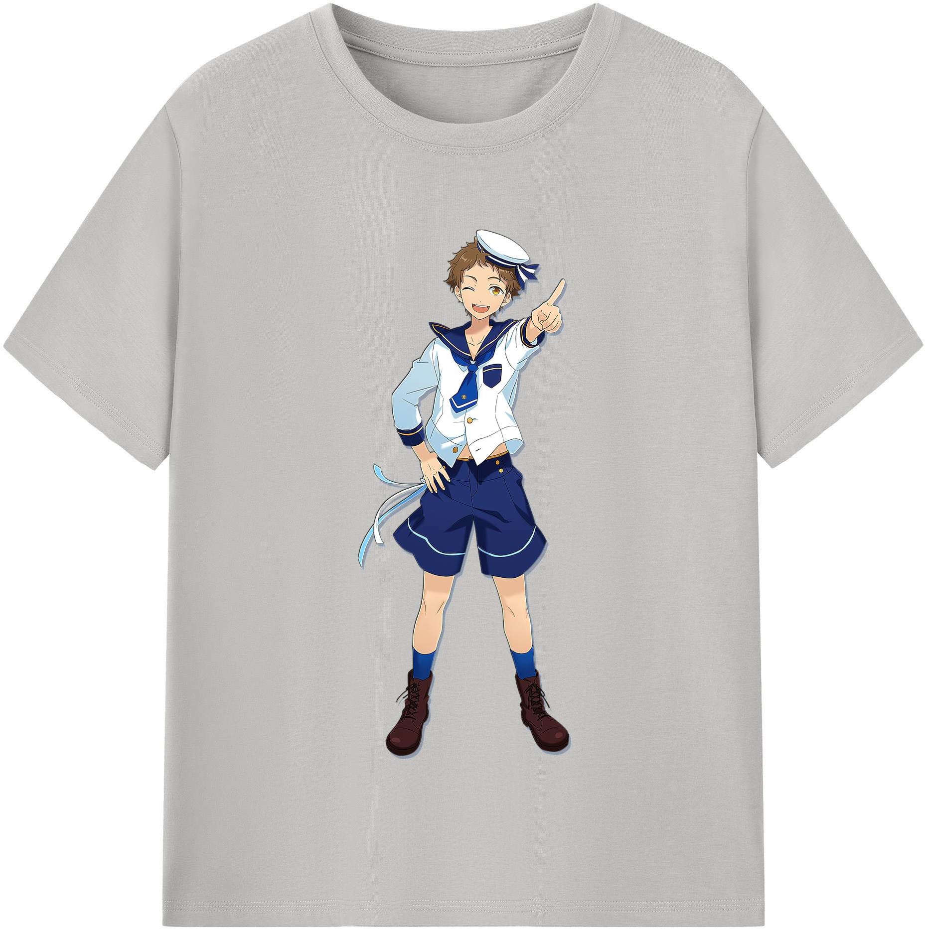 （画像用） あんさんぶるスターズ! Ensemble Stars レディースカジュアルプリントTシャツ（綿100％）