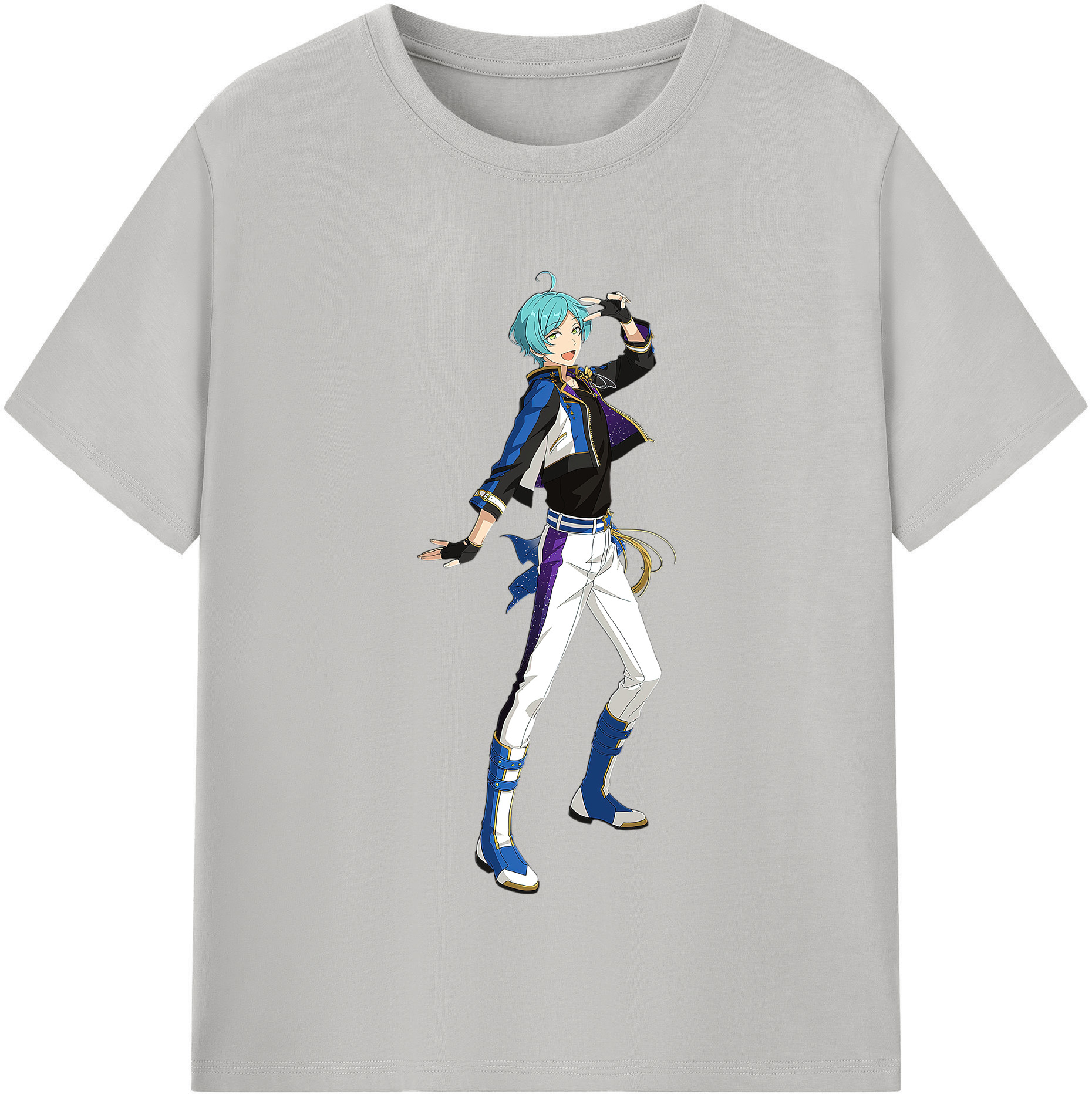（画像用） あんさんぶるスターズ! Ensemble Stars レディースカジュアルプリントTシャツ（綿100％）