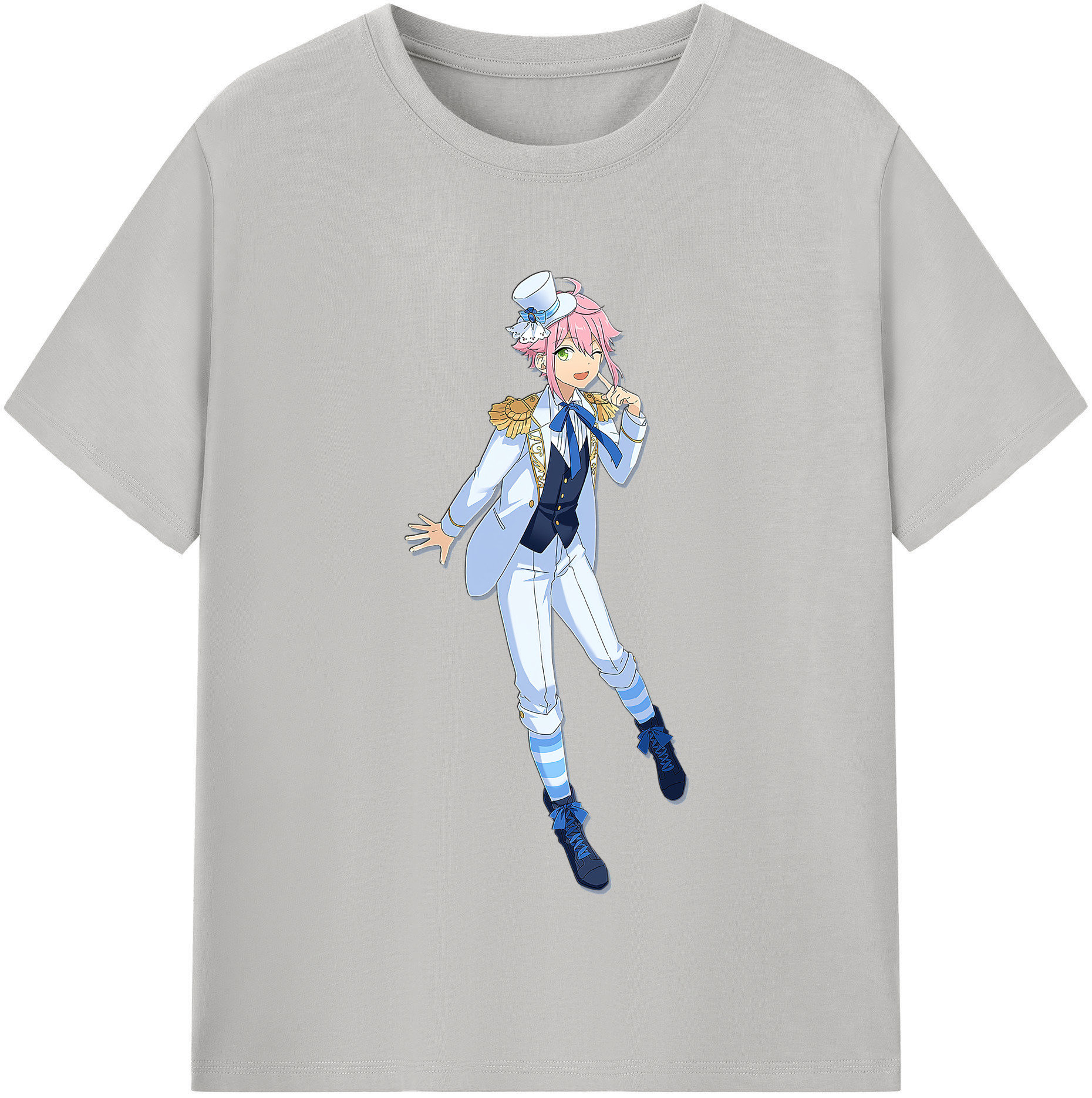 （画像用） あんさんぶるスターズ! Ensemble Stars レディースカジュアルプリントTシャツ（綿100％）