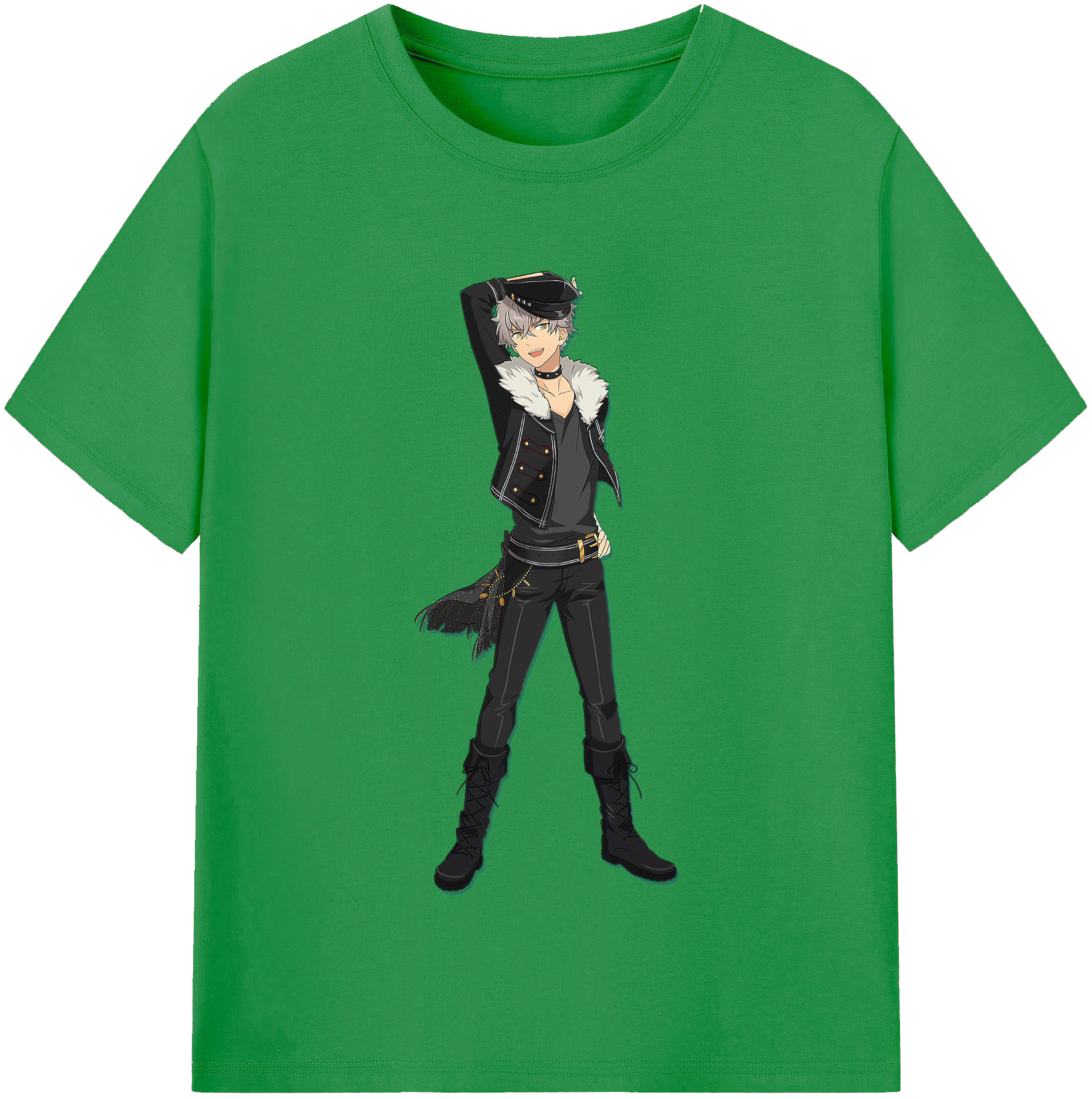 （画像用） あんさんぶるスターズ! Ensemble Stars レディースカジュアルプリントTシャツ（綿100％）