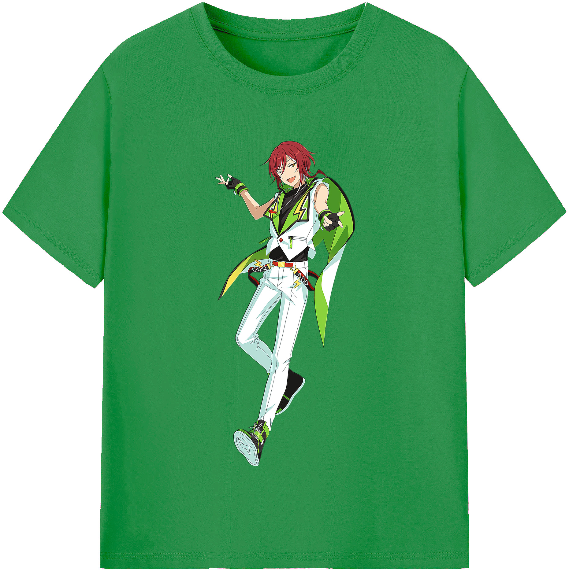 （画像用） あんさんぶるスターズ! Ensemble Stars レディースカジュアルプリントTシャツ（綿100％）