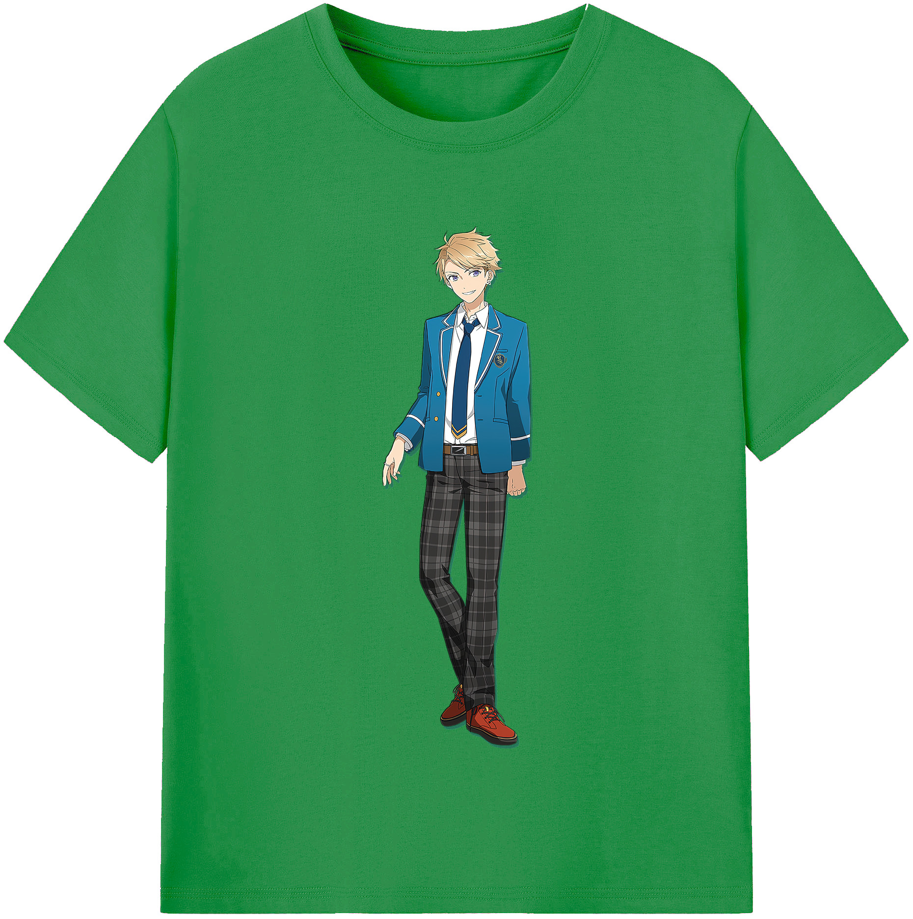 （画像用） あんさんぶるスターズ! Ensemble Stars レディースカジュアルプリントTシャツ（綿100％）