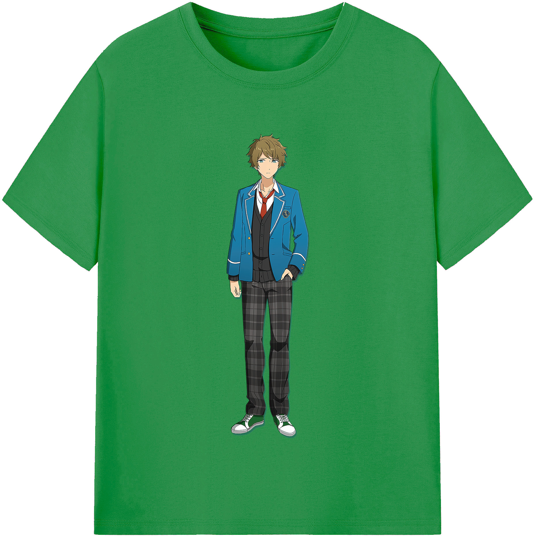 （画像用） あんさんぶるスターズ! Ensemble Stars レディースカジュアルプリントTシャツ（綿100％）