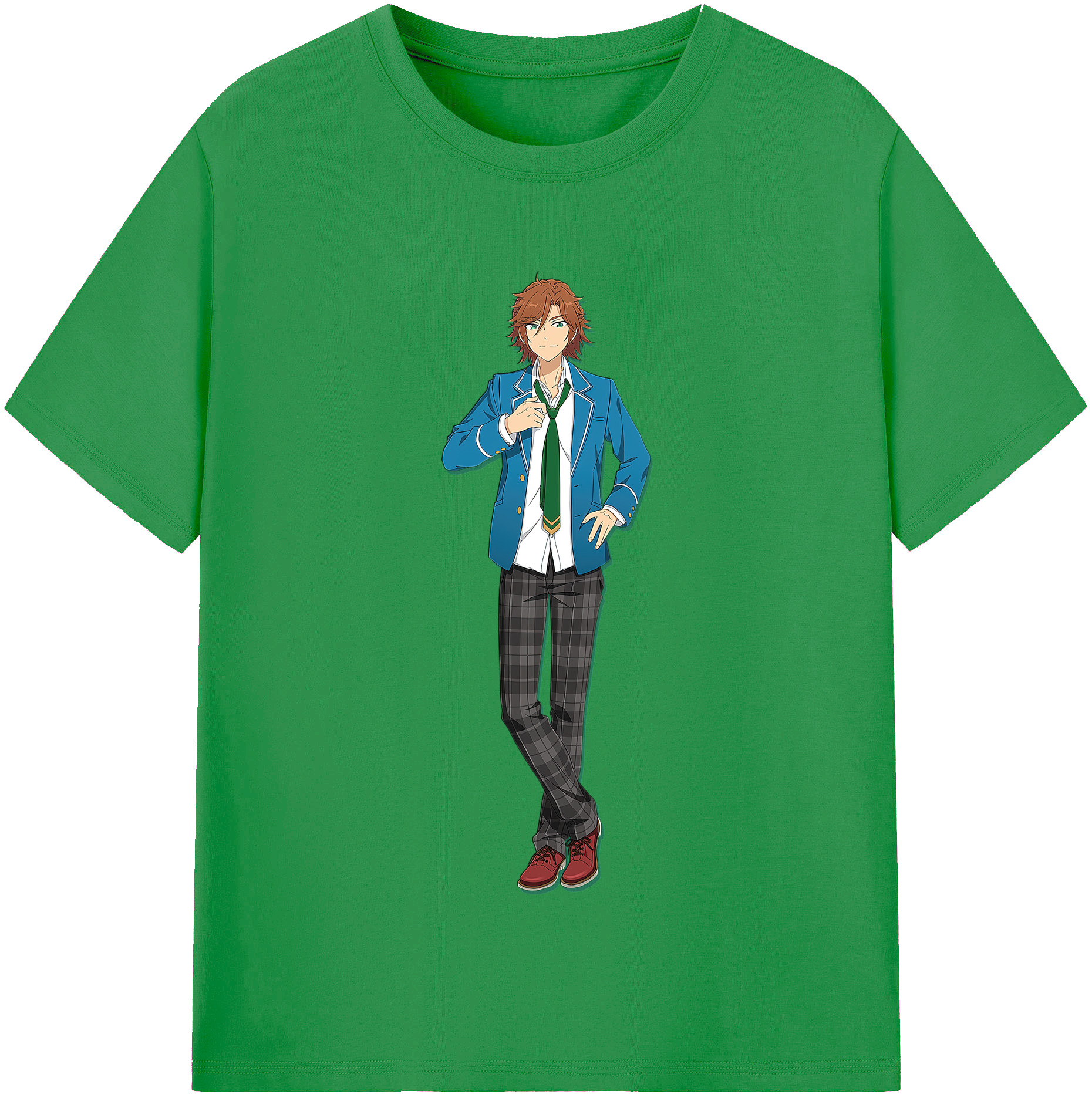 （画像用） あんさんぶるスターズ! Ensemble Stars レディースカジュアルプリントTシャツ（綿100％）