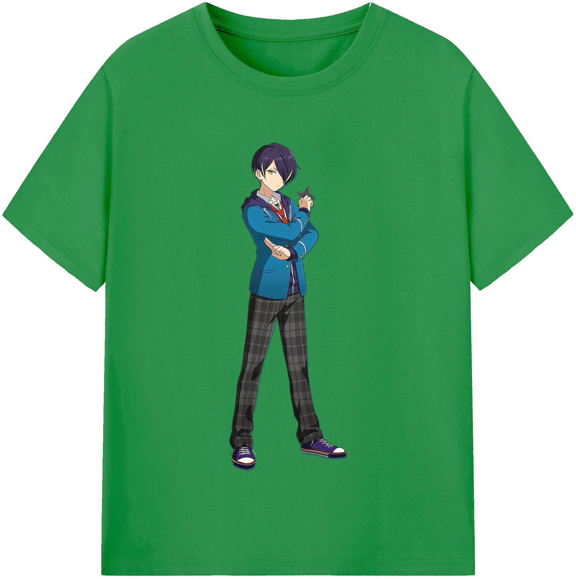 （画像用） あんさんぶるスターズ! Ensemble Stars レディースカジュアルプリントTシャツ（綿100％）