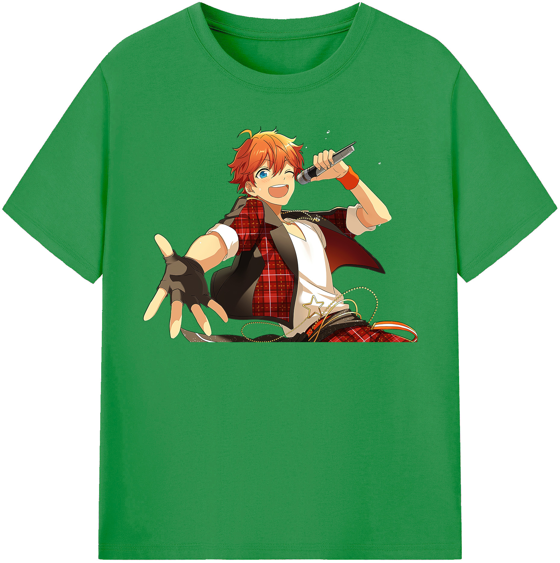 （画像用） あんさんぶるスターズ! Ensemble Stars レディースカジュアルプリントTシャツ（綿100％）