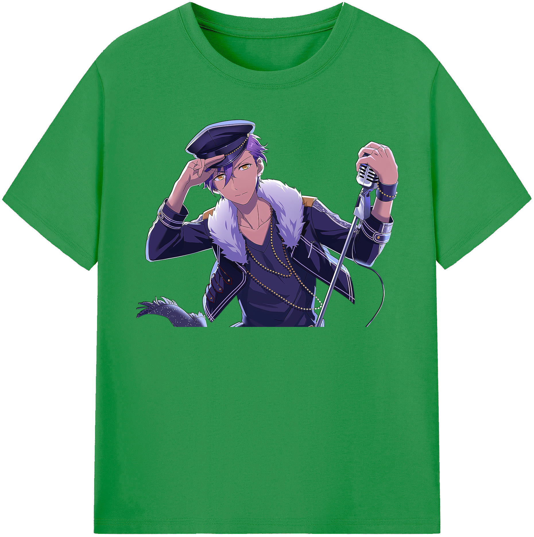 （画像用） あんさんぶるスターズ! Ensemble Stars レディースカジュアルプリントTシャツ（綿100％）