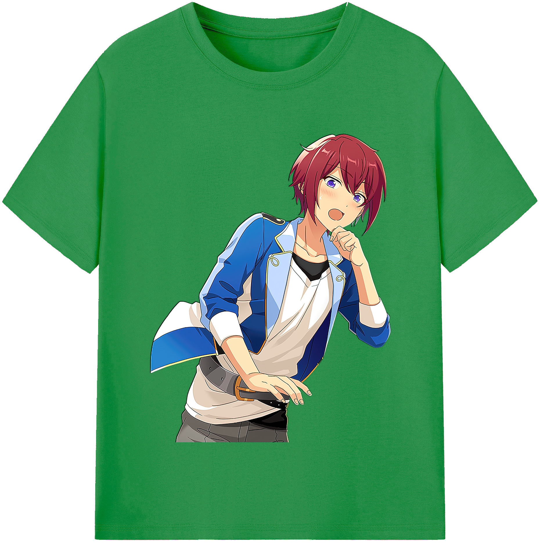 （画像用） あんさんぶるスターズ! Ensemble Stars レディースカジュアルプリントTシャツ（綿100％）