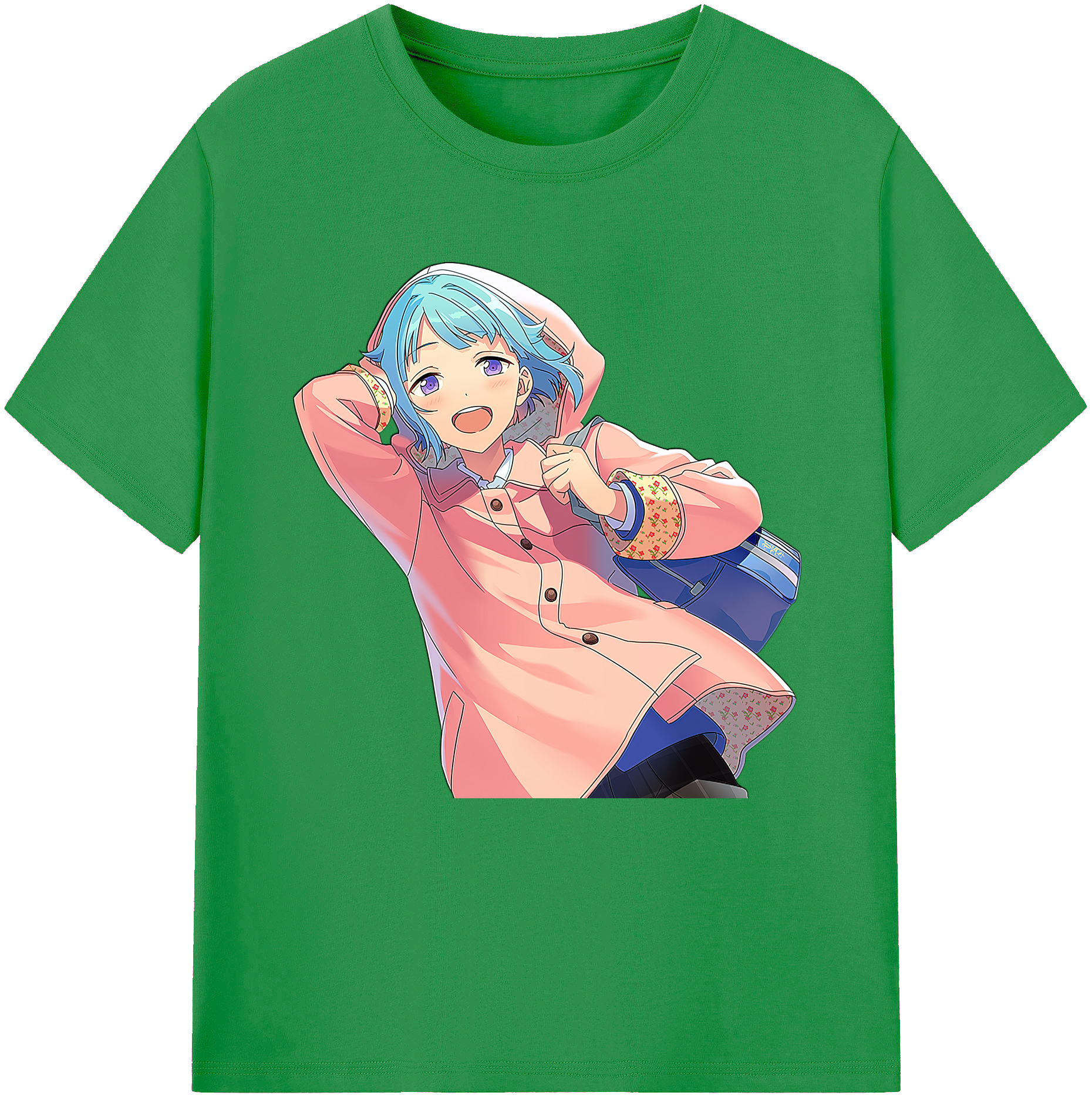 （画像用） あんさんぶるスターズ! Ensemble Stars レディースカジュアルプリントTシャツ（綿100％）