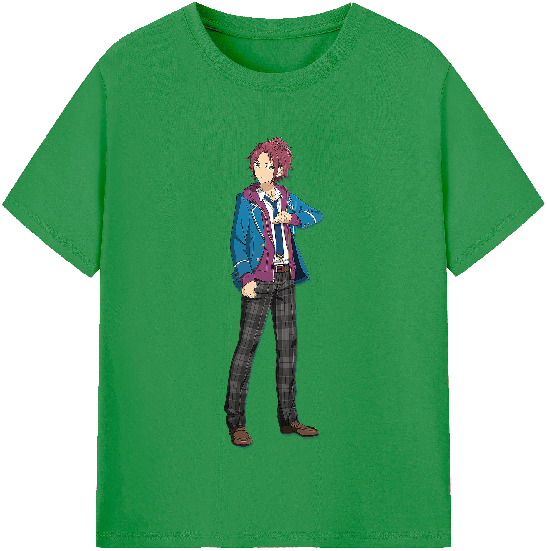 （画像用） あんさんぶるスターズ! Ensemble Stars レディースカジュアルプリントTシャツ（綿100％）