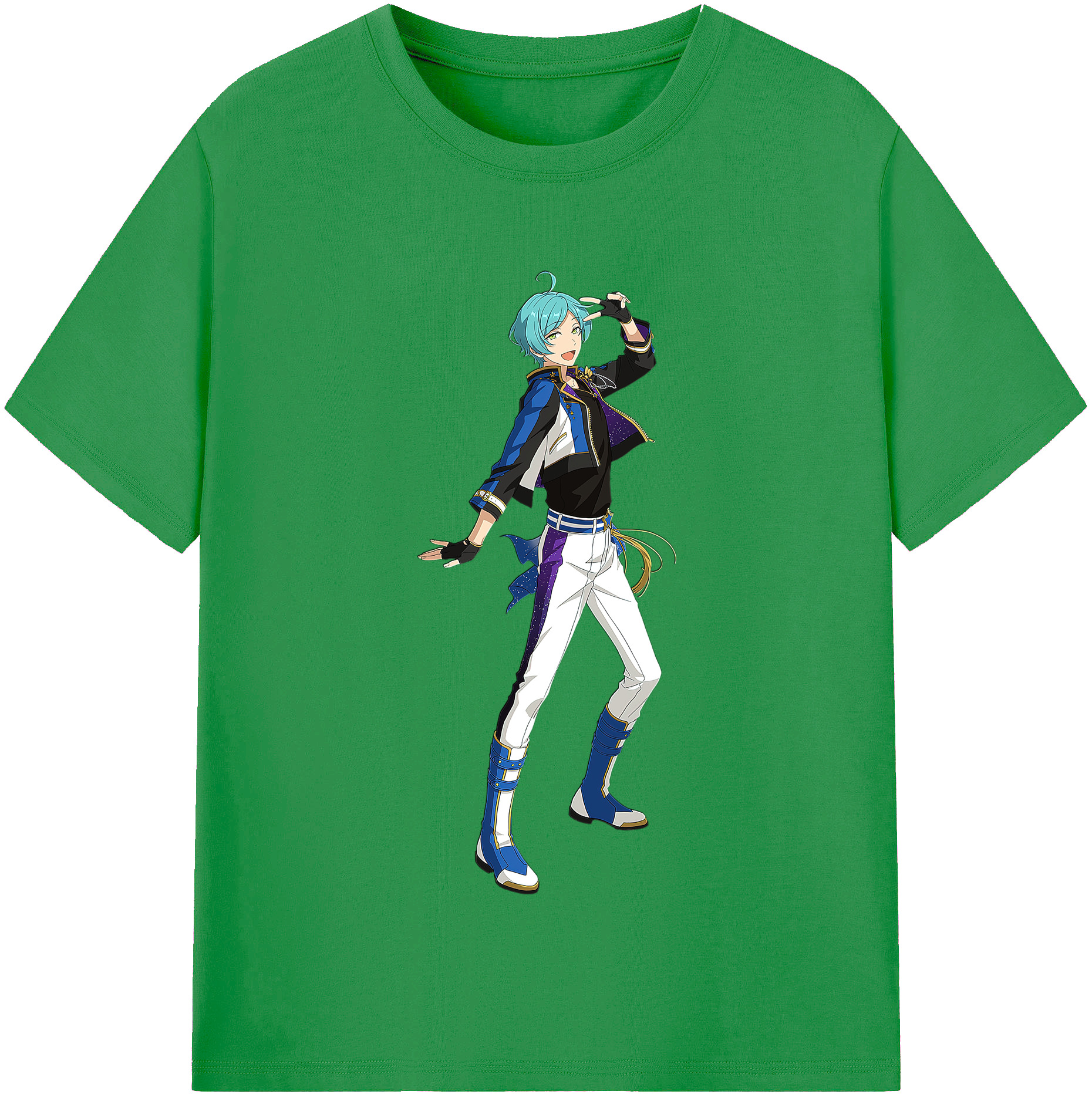 （画像用） あんさんぶるスターズ! Ensemble Stars レディースカジュアルプリントTシャツ（綿100％）