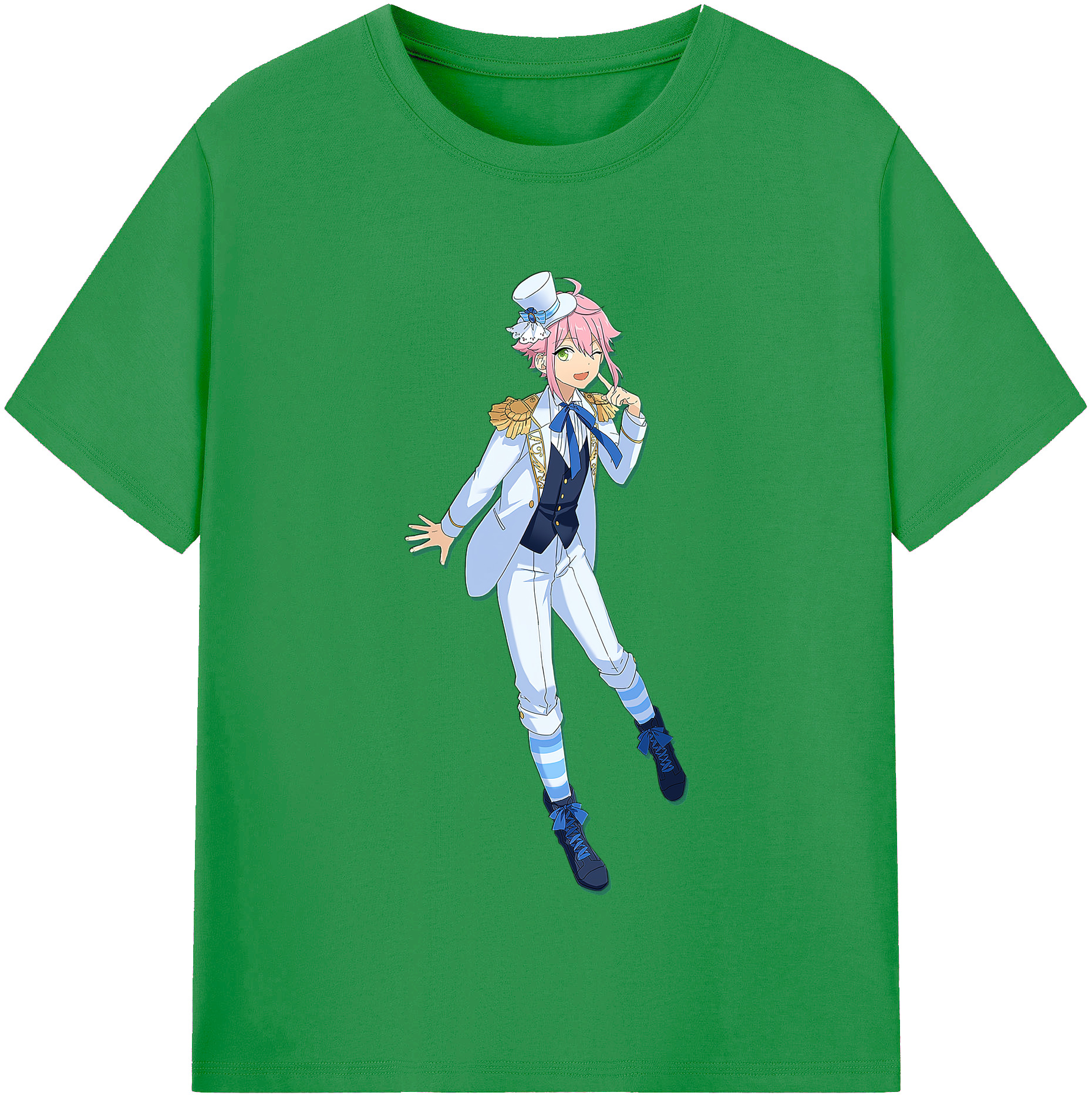 （画像用） あんさんぶるスターズ! Ensemble Stars レディースカジュアルプリントTシャツ（綿100％）