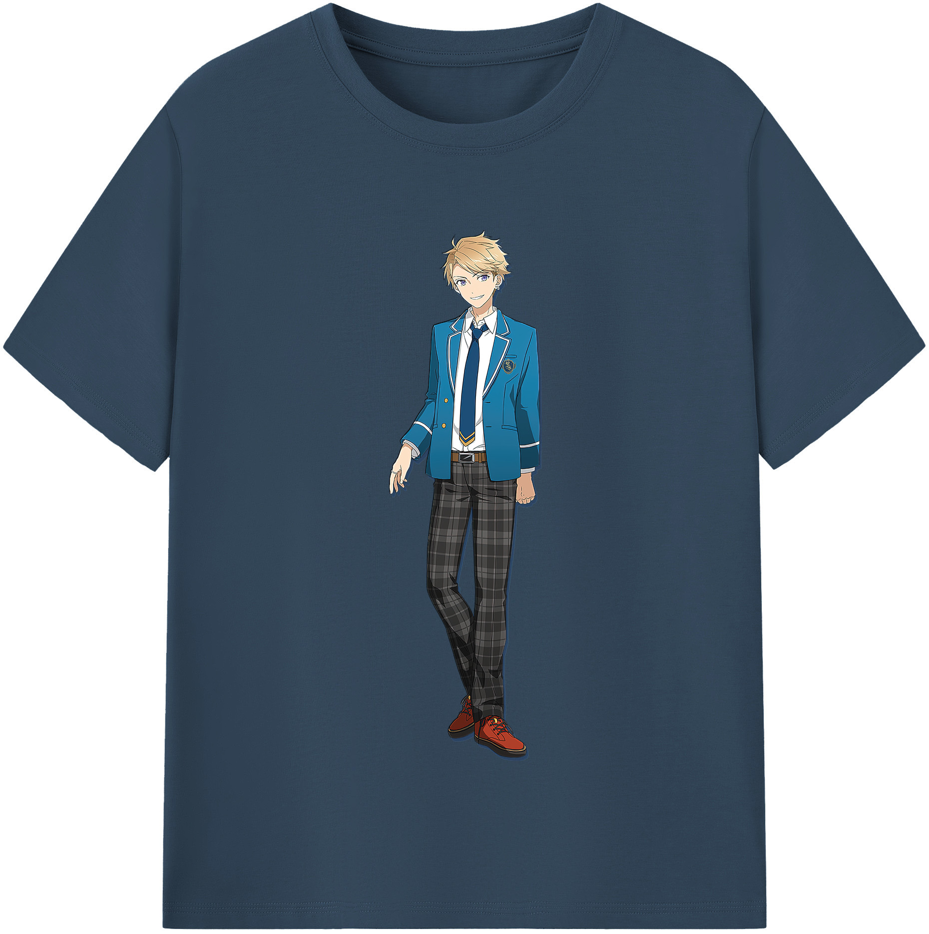 （画像用） あんさんぶるスターズ! Ensemble Stars レディースカジュアルプリントTシャツ（綿100％）
