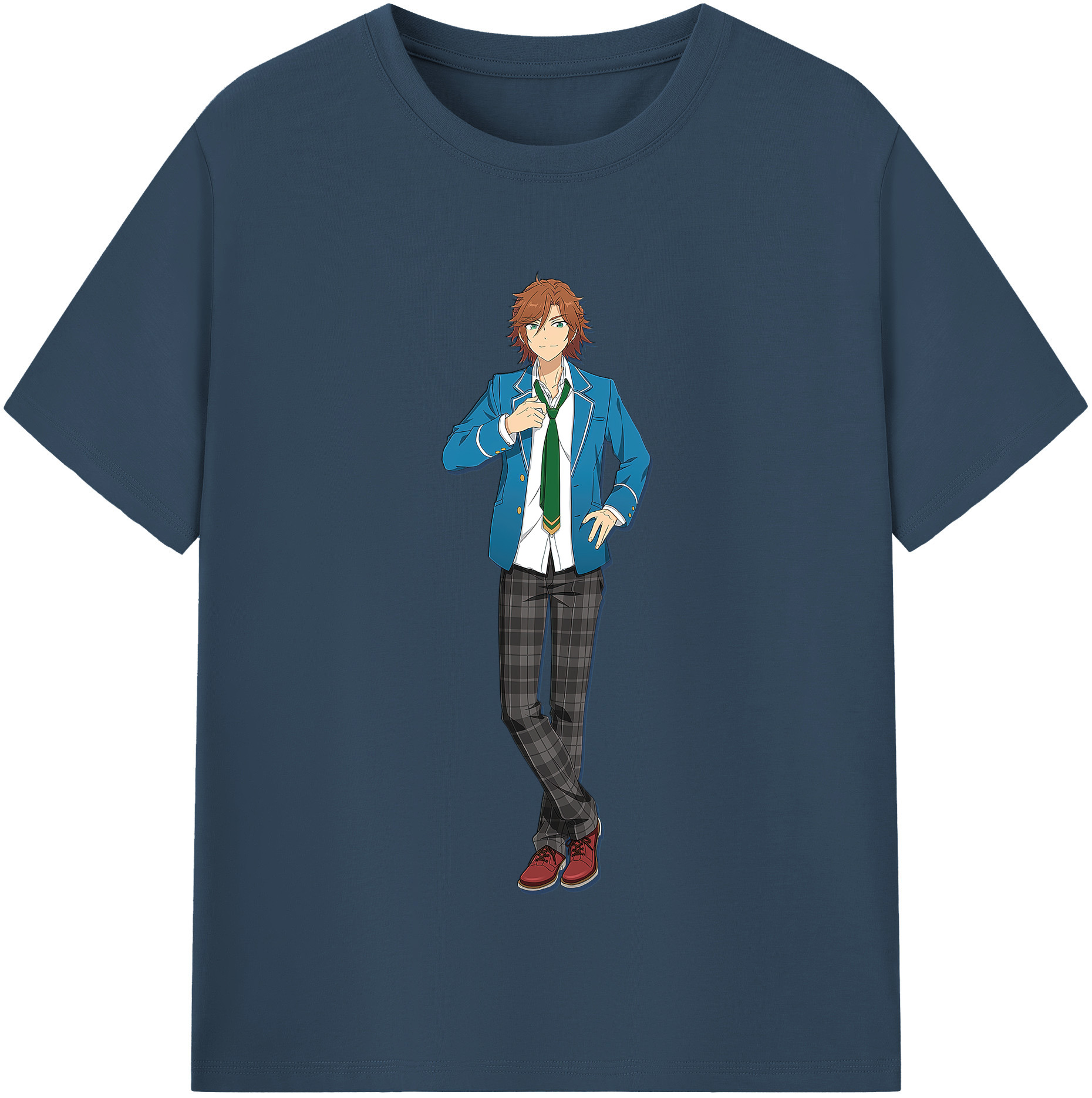 （画像用） あんさんぶるスターズ! Ensemble Stars レディースカジュアルプリントTシャツ（綿100％）