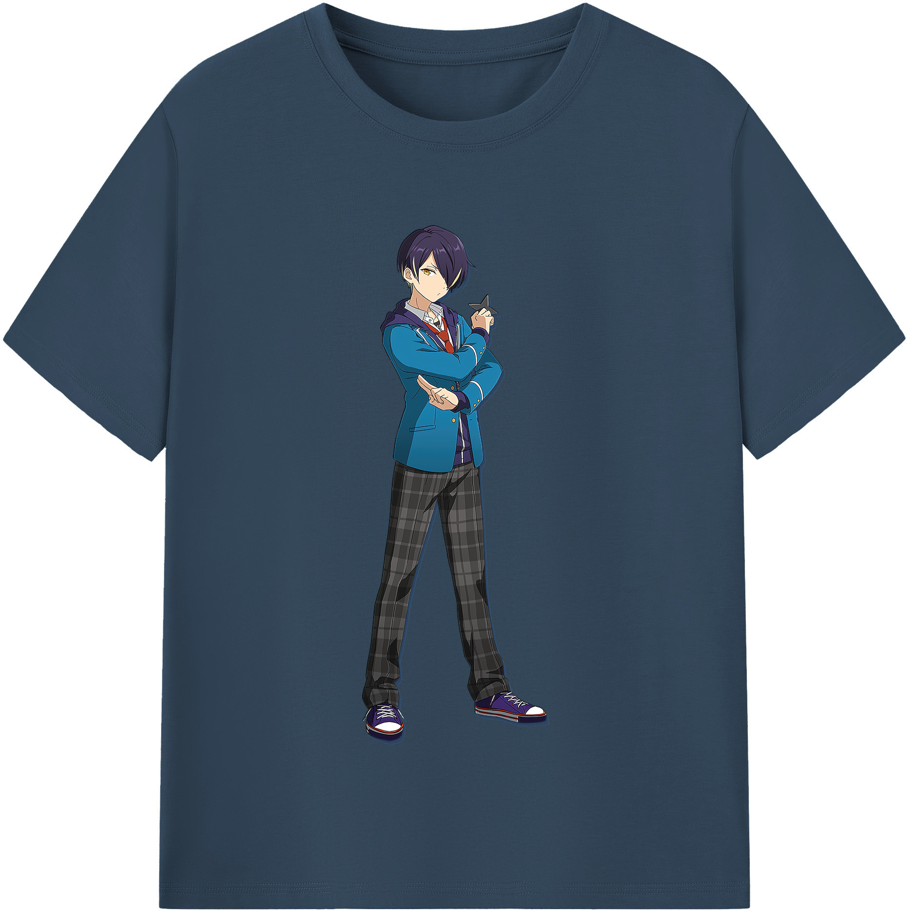（画像用） あんさんぶるスターズ! Ensemble Stars レディースカジュアルプリントTシャツ（綿100％）