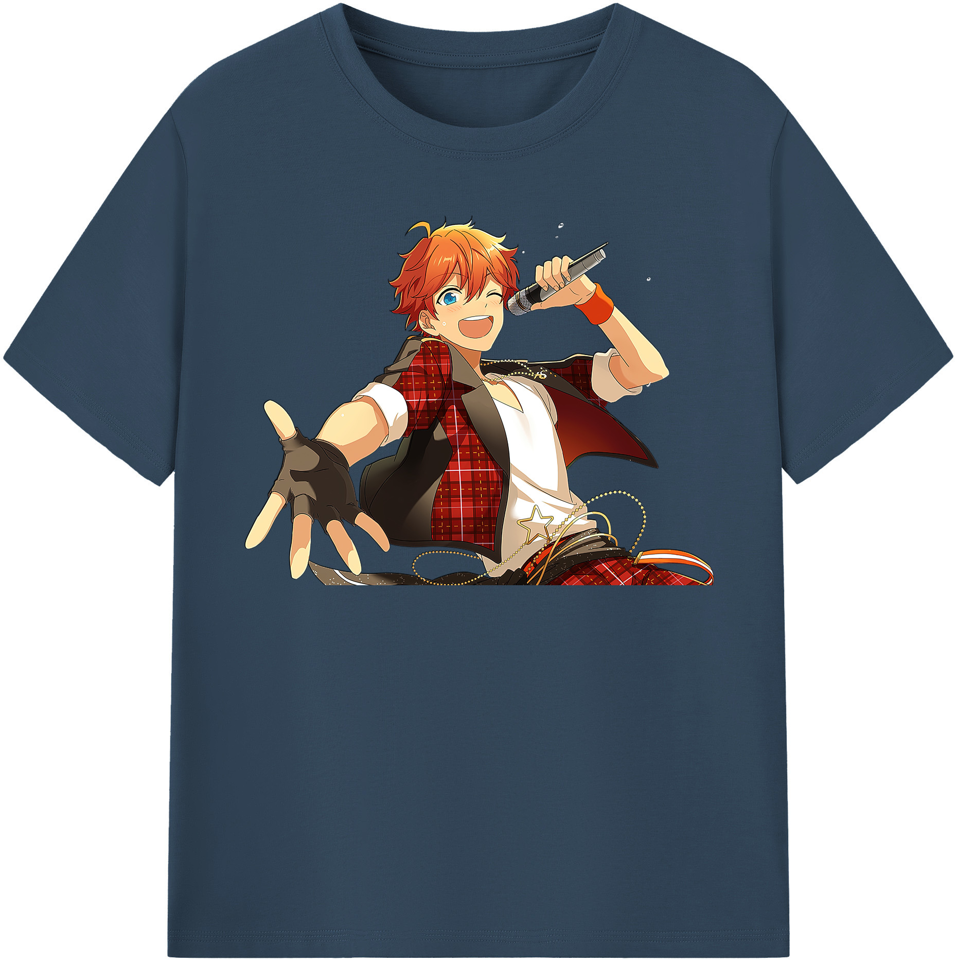 （画像用） あんさんぶるスターズ! Ensemble Stars レディースカジュアルプリントTシャツ（綿100％）